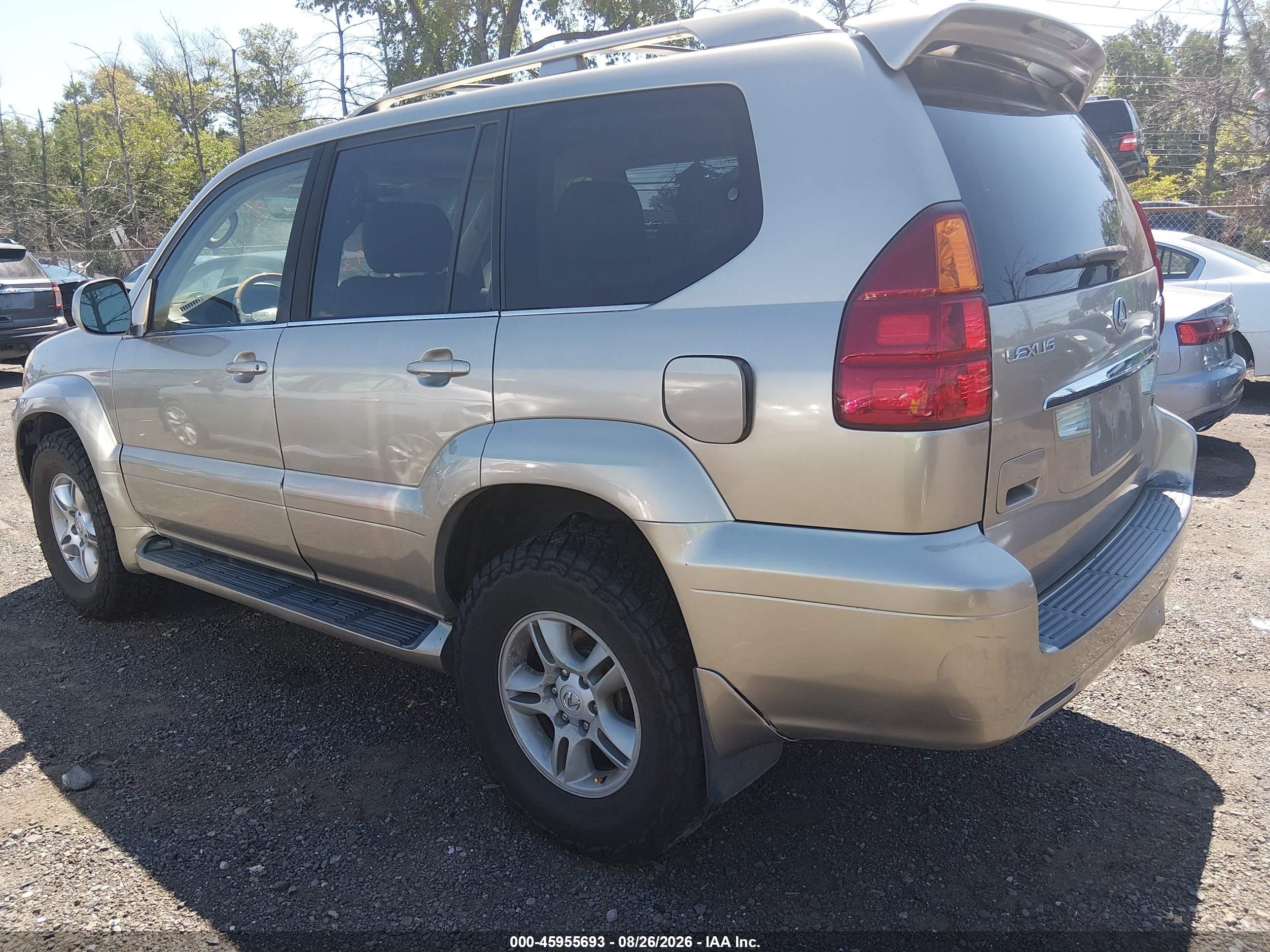 2004 Lexus Gx 470   Gray vin: JTJBT20X840059616