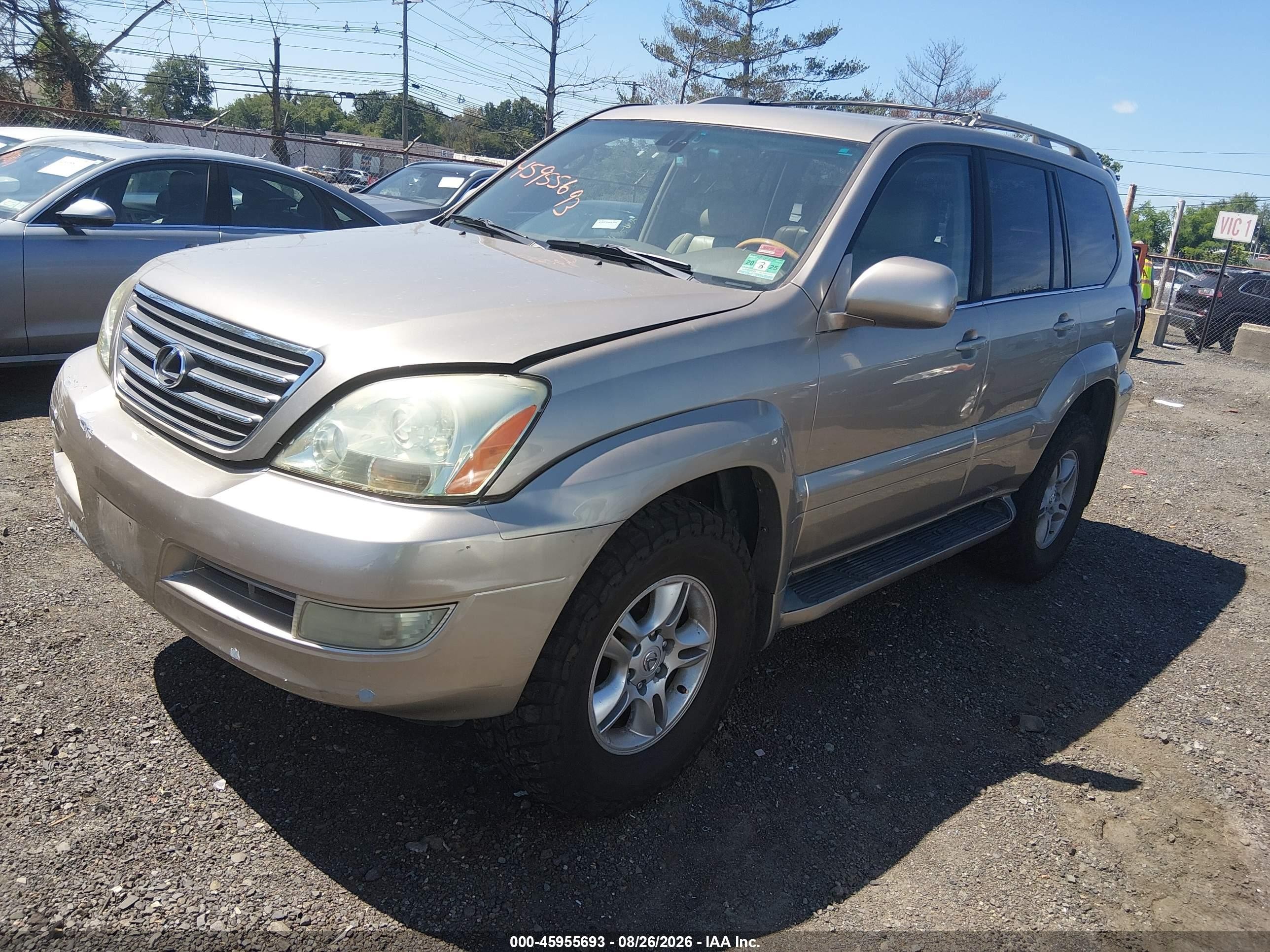 2004 Lexus Gx 470   Gray vin: JTJBT20X840059616
