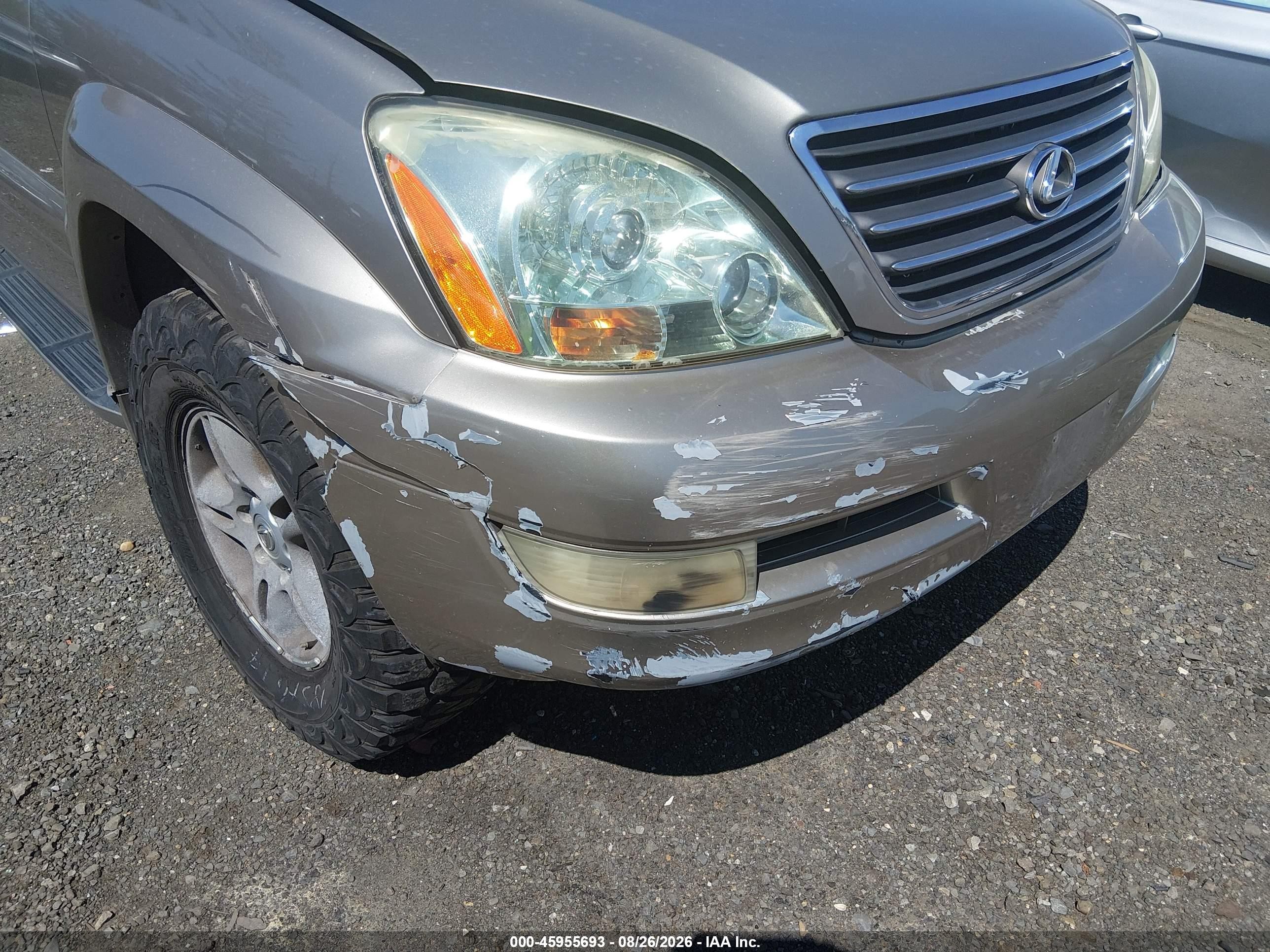 2004 Lexus Gx 470   Gray vin: JTJBT20X840059616