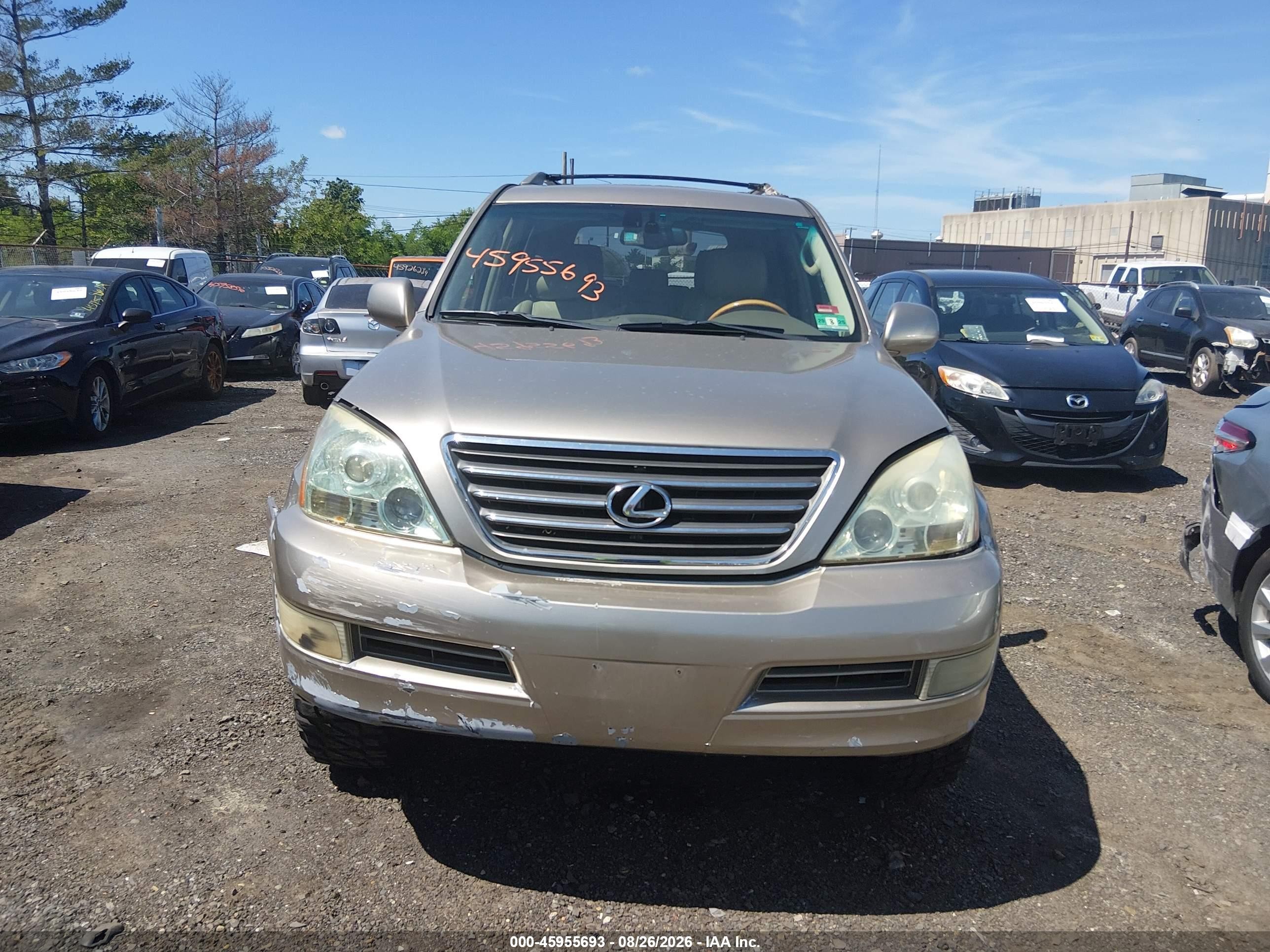 2004 Lexus Gx 470   Gray vin: JTJBT20X840059616