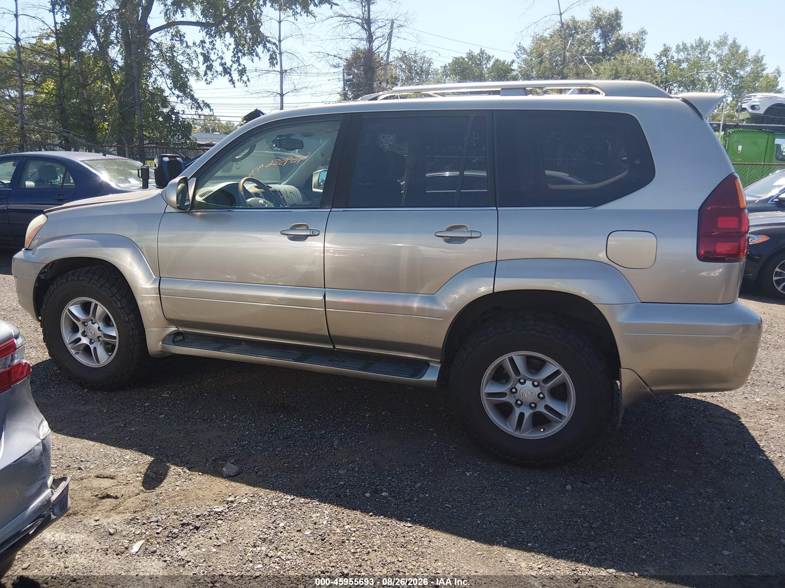 2004 Lexus Gx 470   Gray vin: JTJBT20X840059616