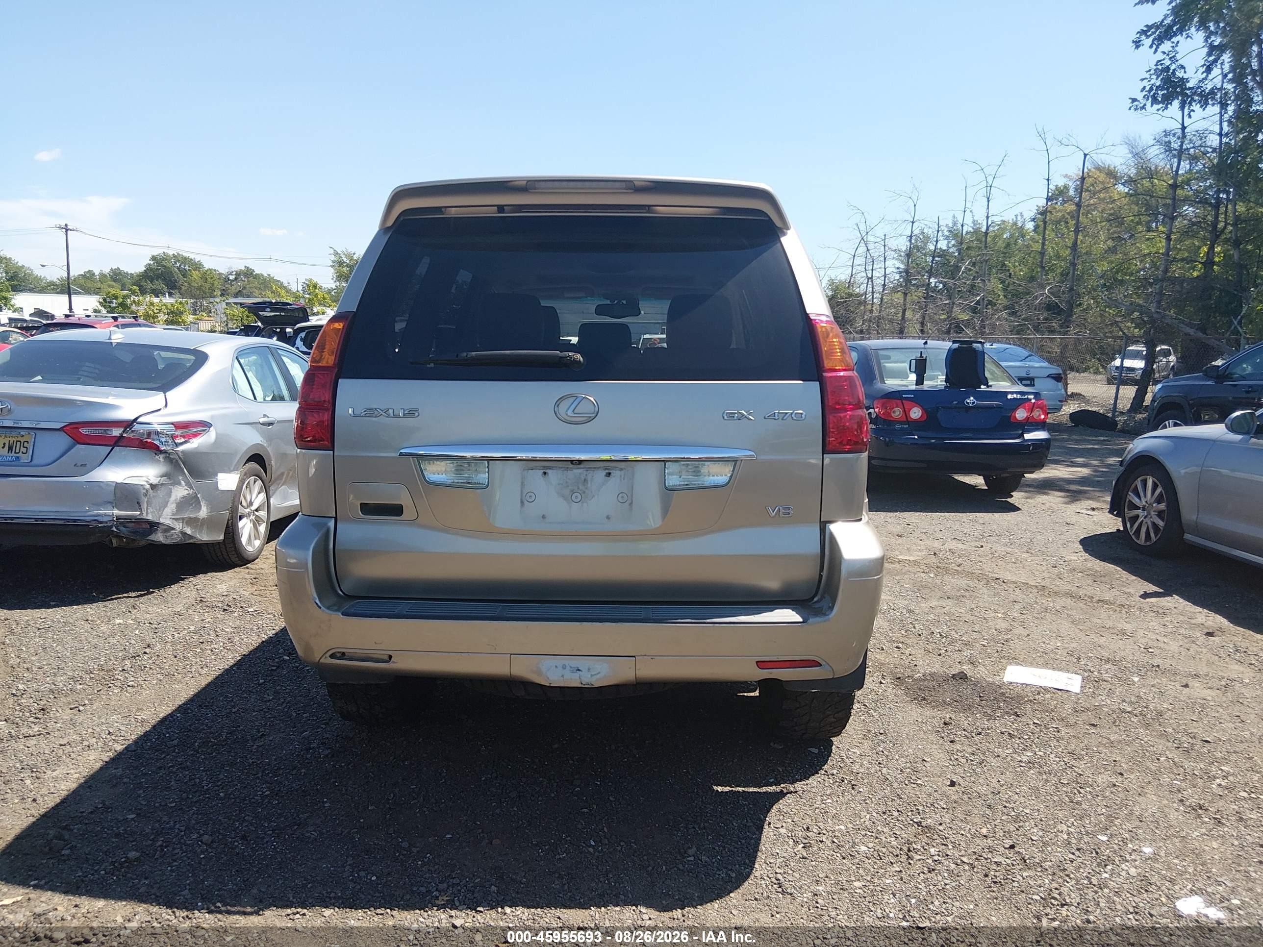 2004 Lexus Gx 470   Gray vin: JTJBT20X840059616
