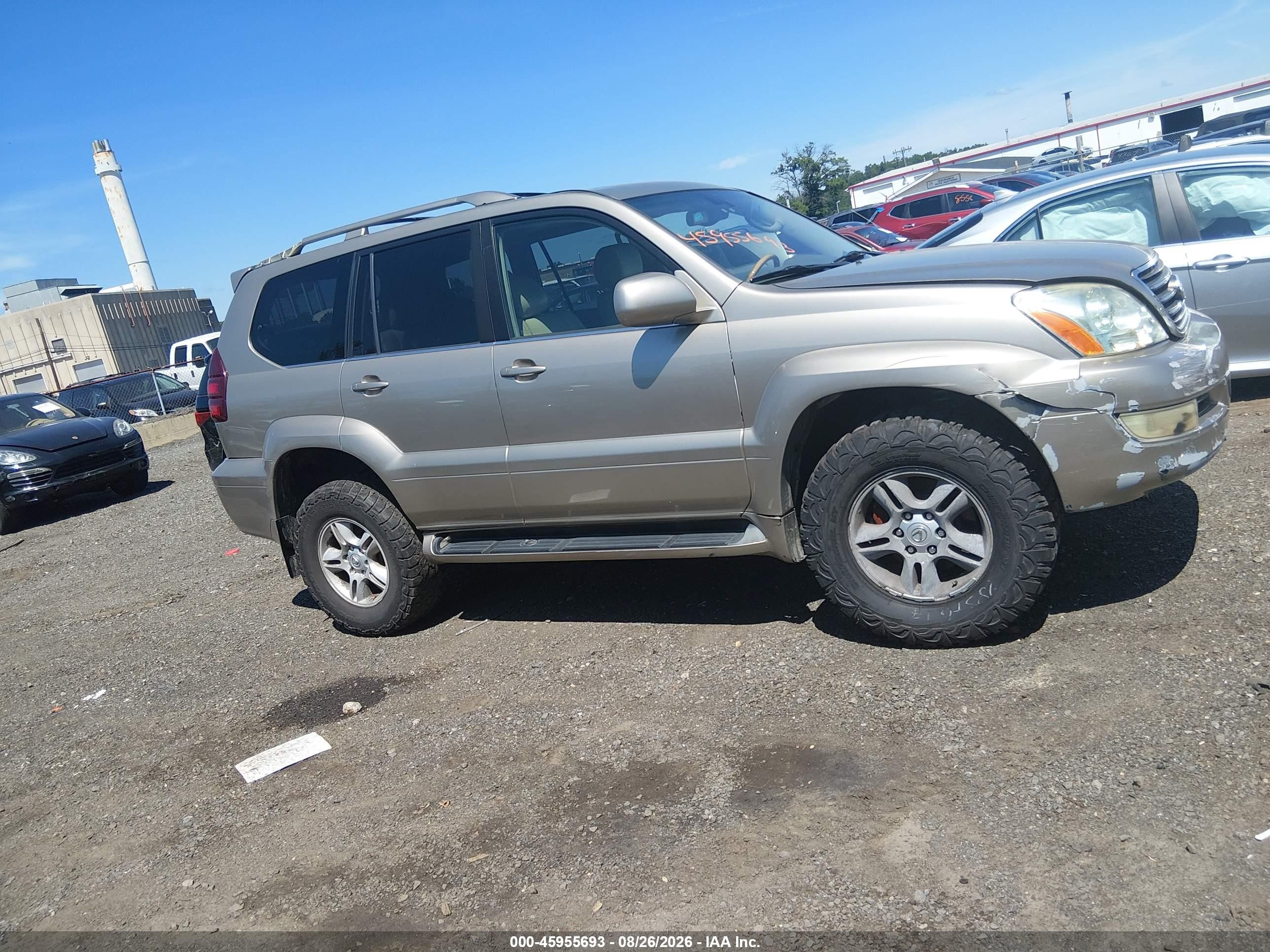 2004 Lexus Gx 470   Gray vin: JTJBT20X840059616