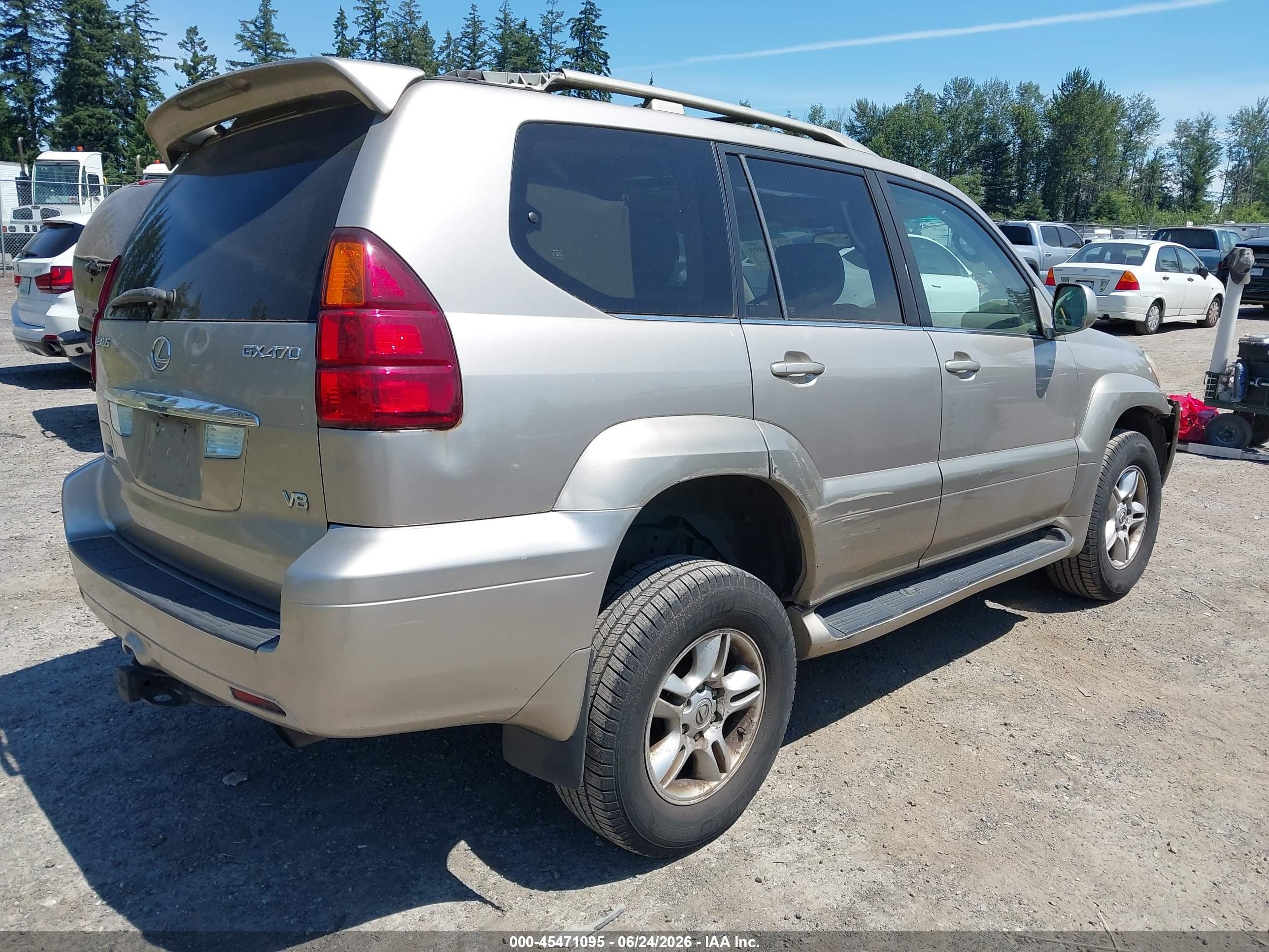 2004 Lexus Gx 470   Beige vin: JTJBT20X840062659