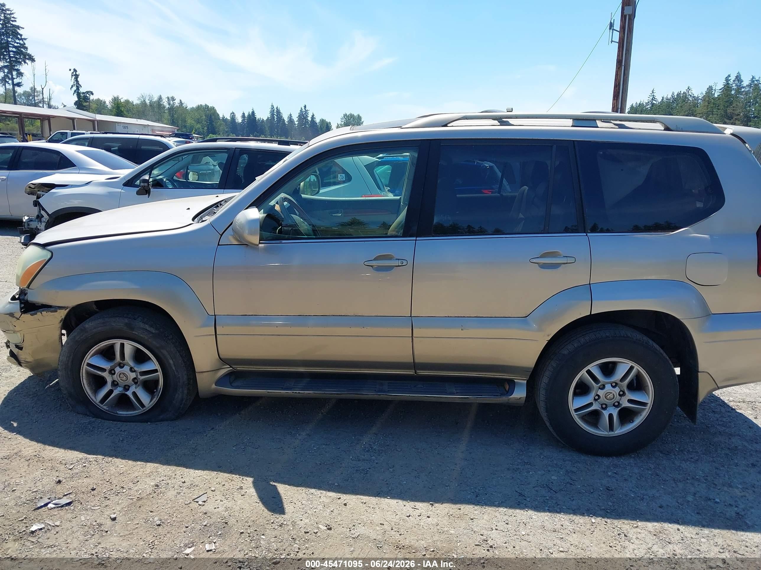 2004 Lexus Gx 470   Beige vin: JTJBT20X840062659