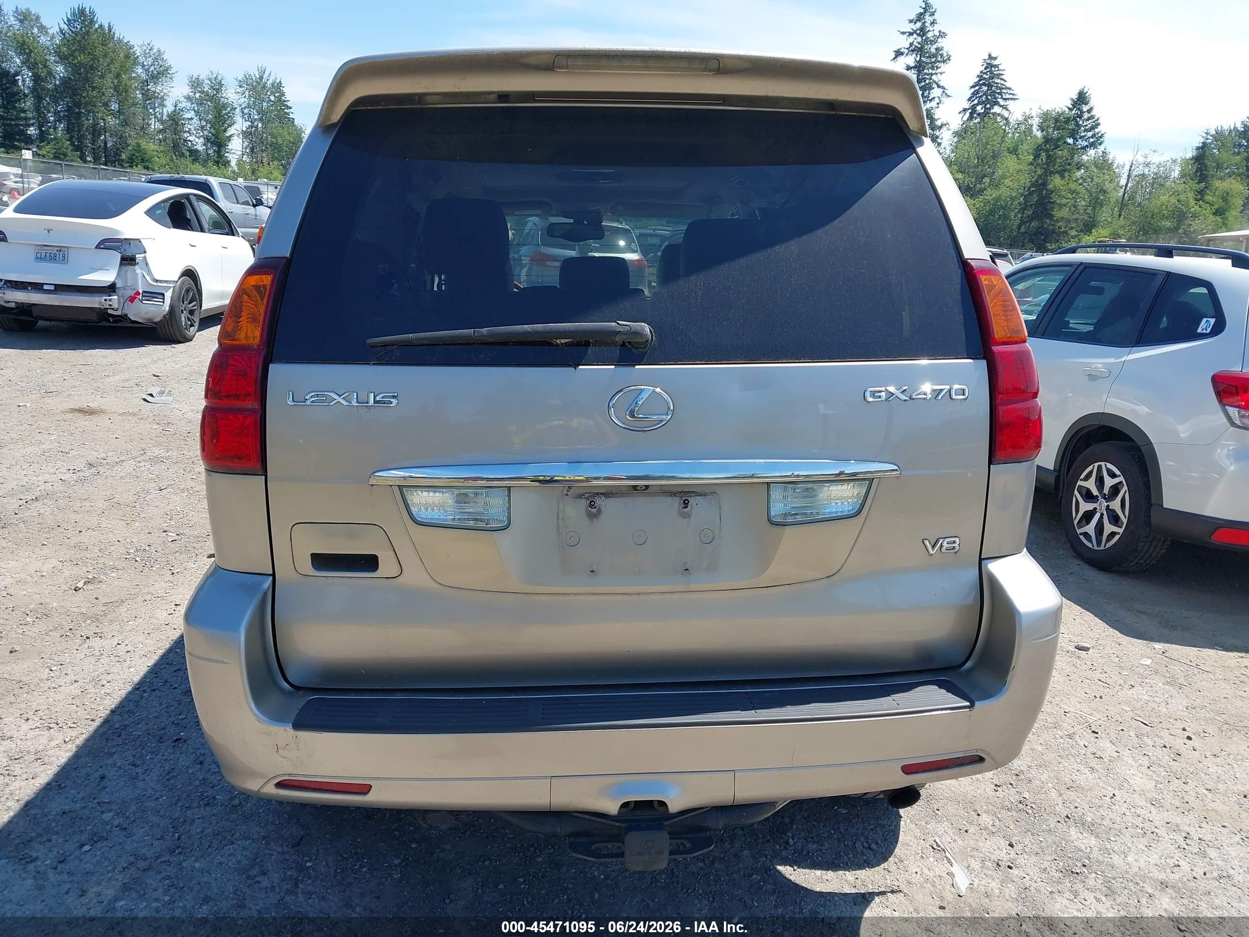 2004 Lexus Gx 470   Beige vin: JTJBT20X840062659