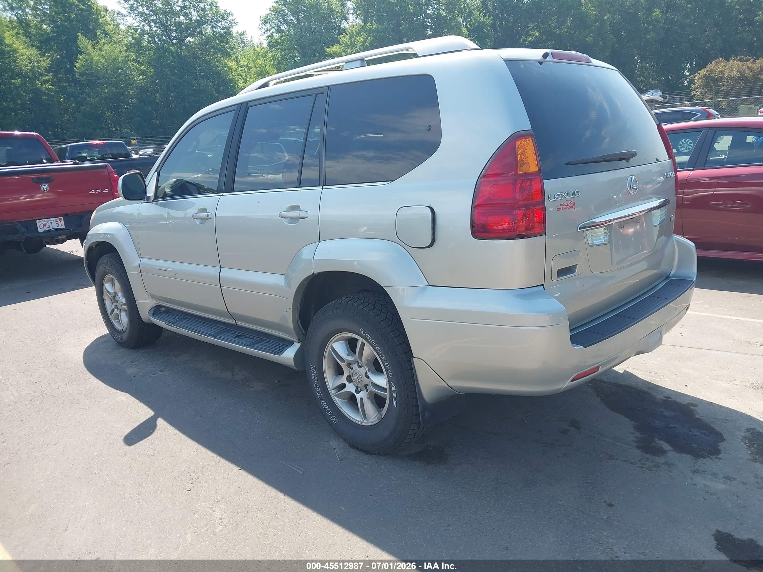 2005 Lexus Gx 470   Silver vin: JTJBT20X850072254