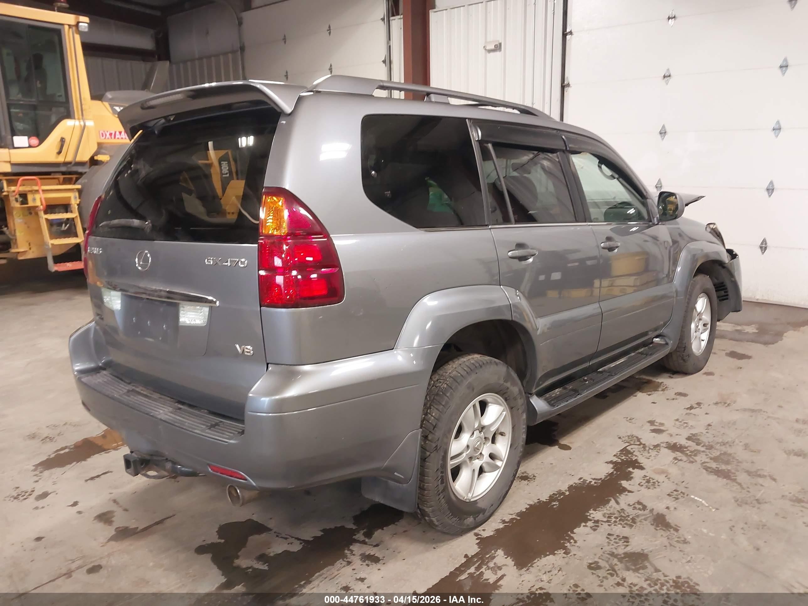 2005 Lexus Gx 470 Gray vin: JTJBT20X850087515