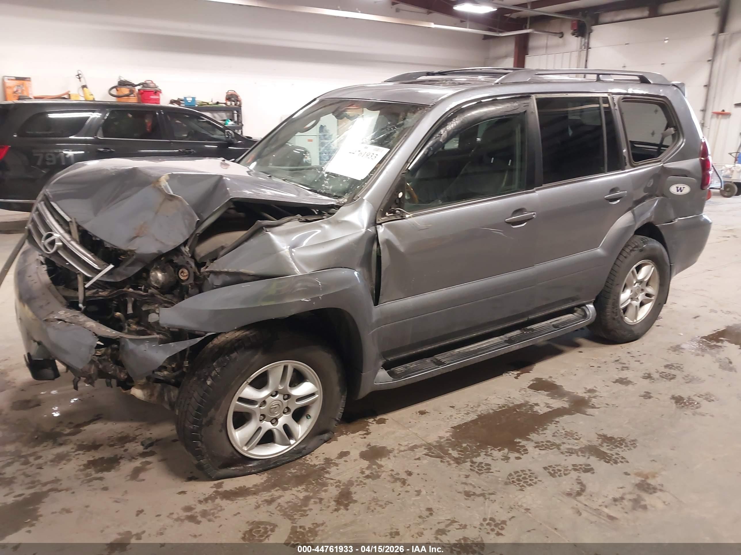 2005 Lexus Gx 470 Gray vin: JTJBT20X850087515