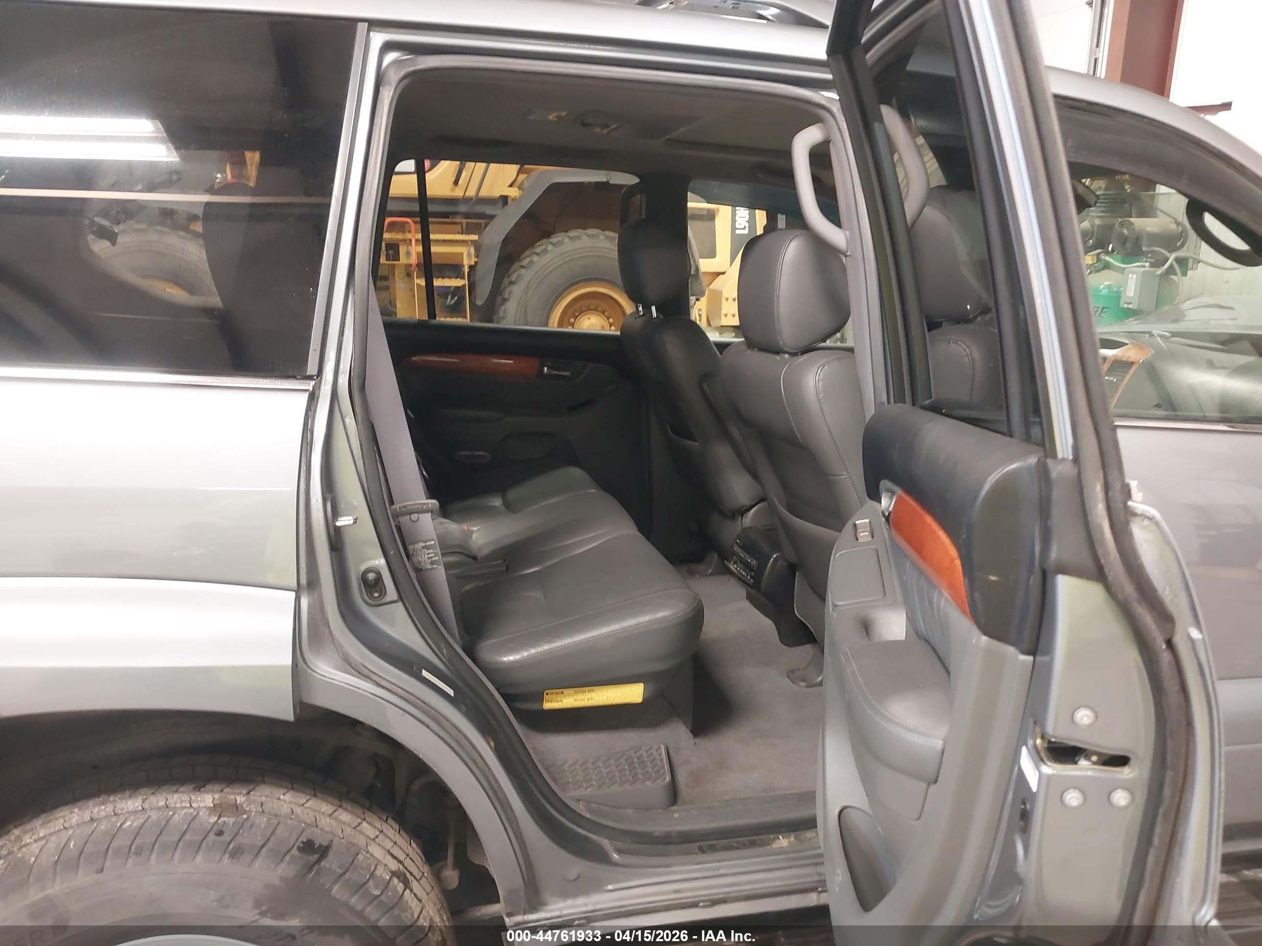 2005 Lexus Gx 470 Gray vin: JTJBT20X850087515
