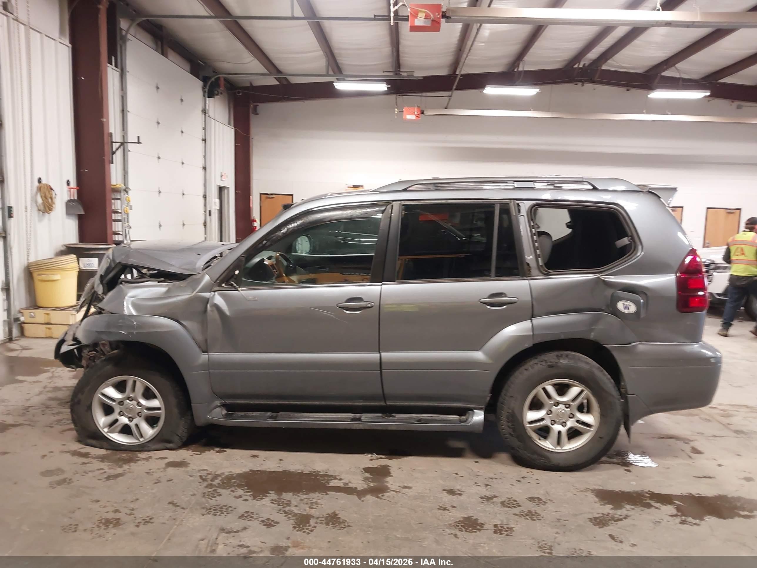 2005 Lexus Gx 470 Gray vin: JTJBT20X850087515