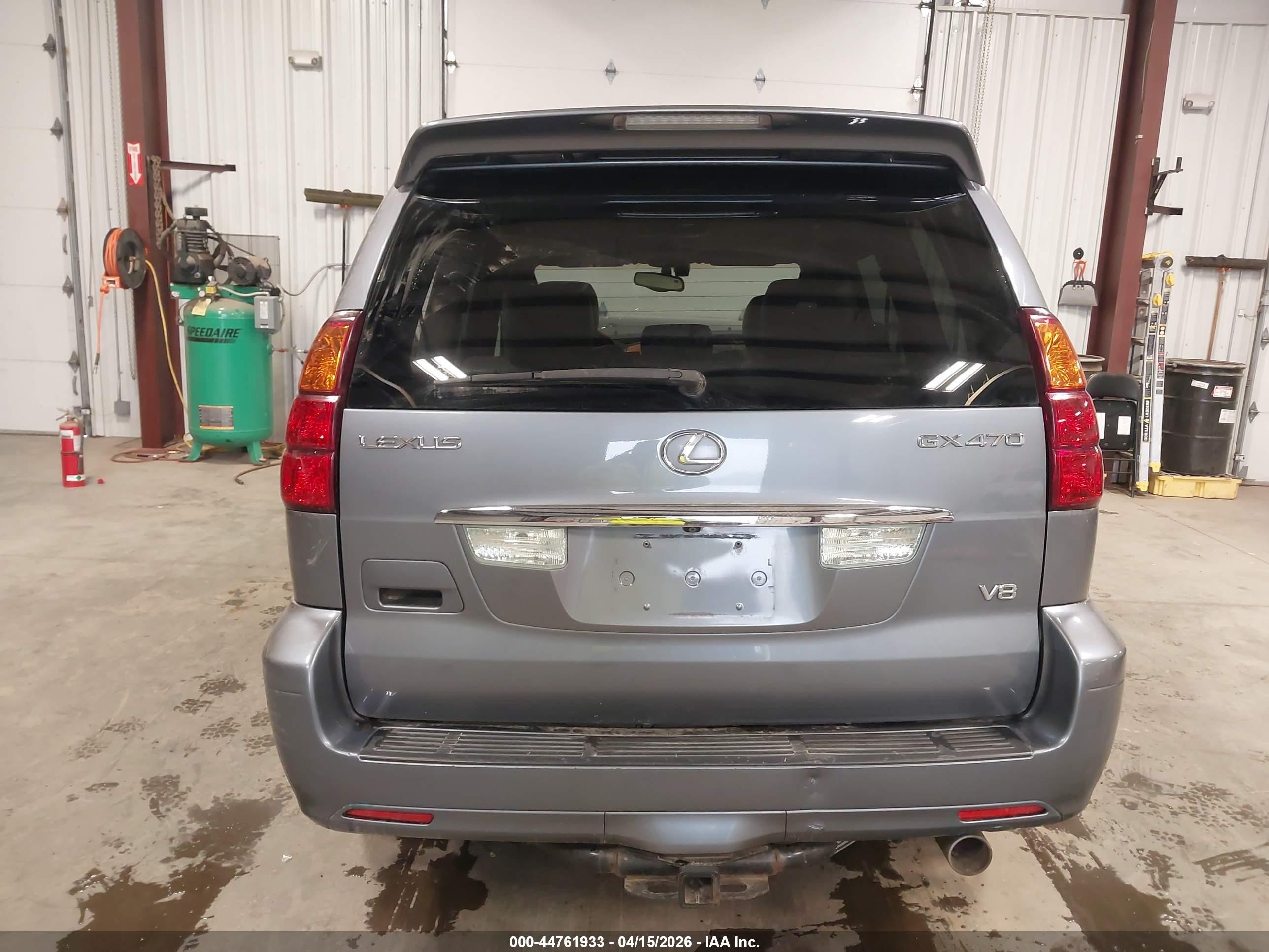 2005 Lexus Gx 470 Gray vin: JTJBT20X850087515