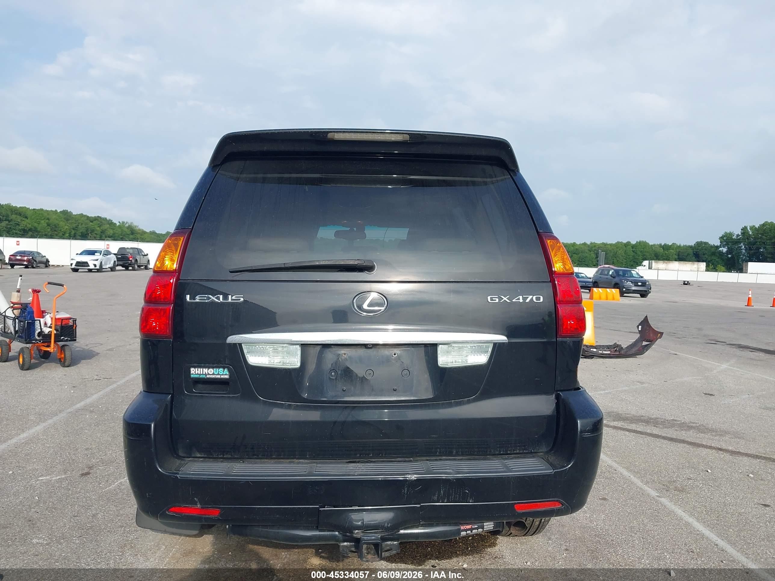 2006 Lexus Gx 470   Black vin: JTJBT20X860107263