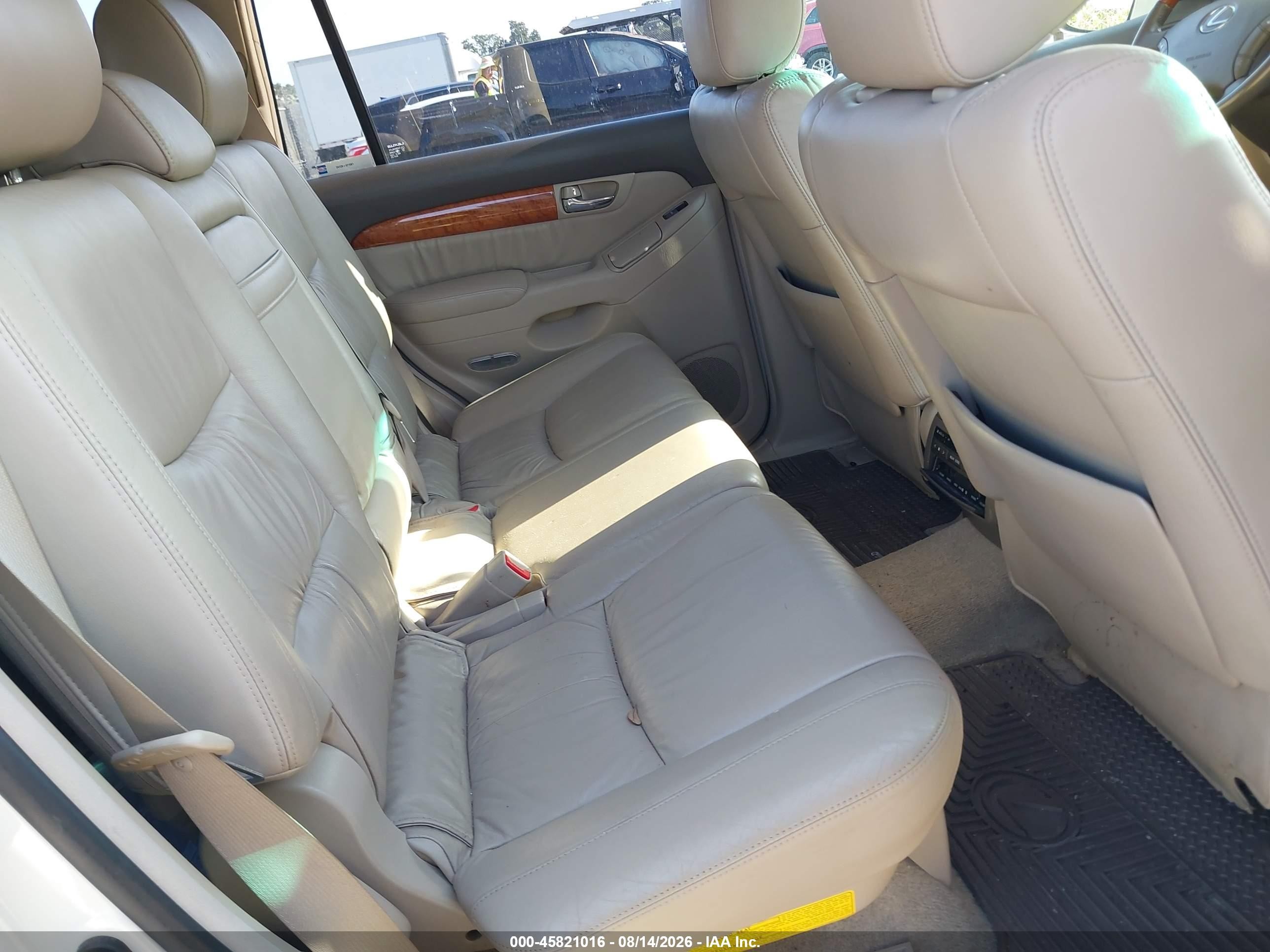 2006 Lexus Gx 470   White vin: JTJBT20X860113600