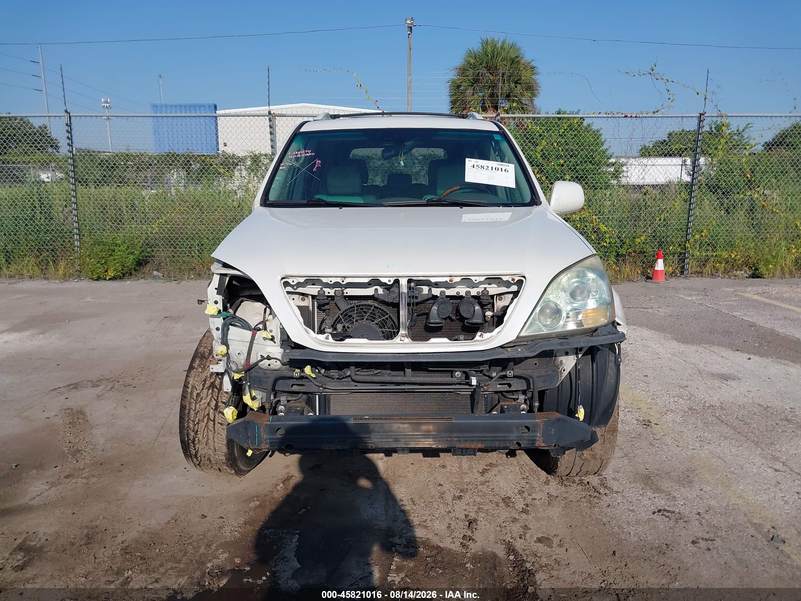 2006 Lexus Gx 470   White vin: JTJBT20X860113600