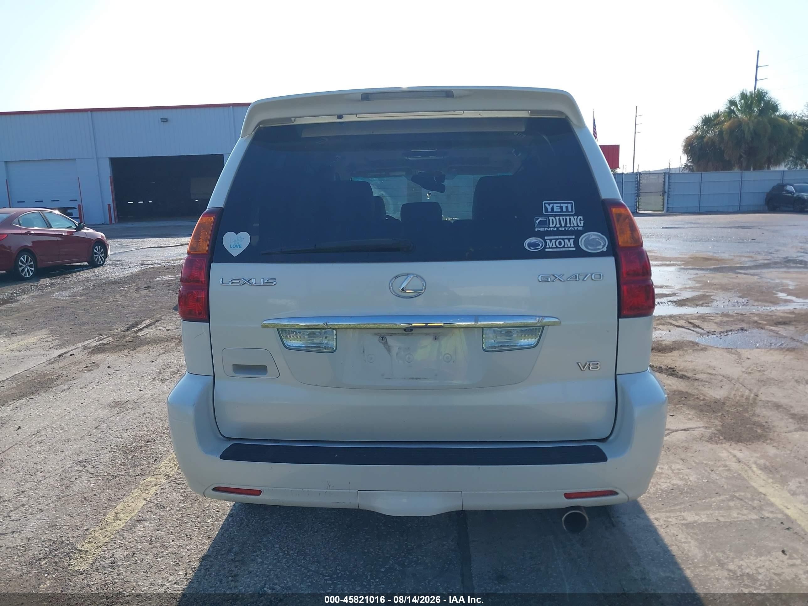 2006 Lexus Gx 470   White vin: JTJBT20X860113600
