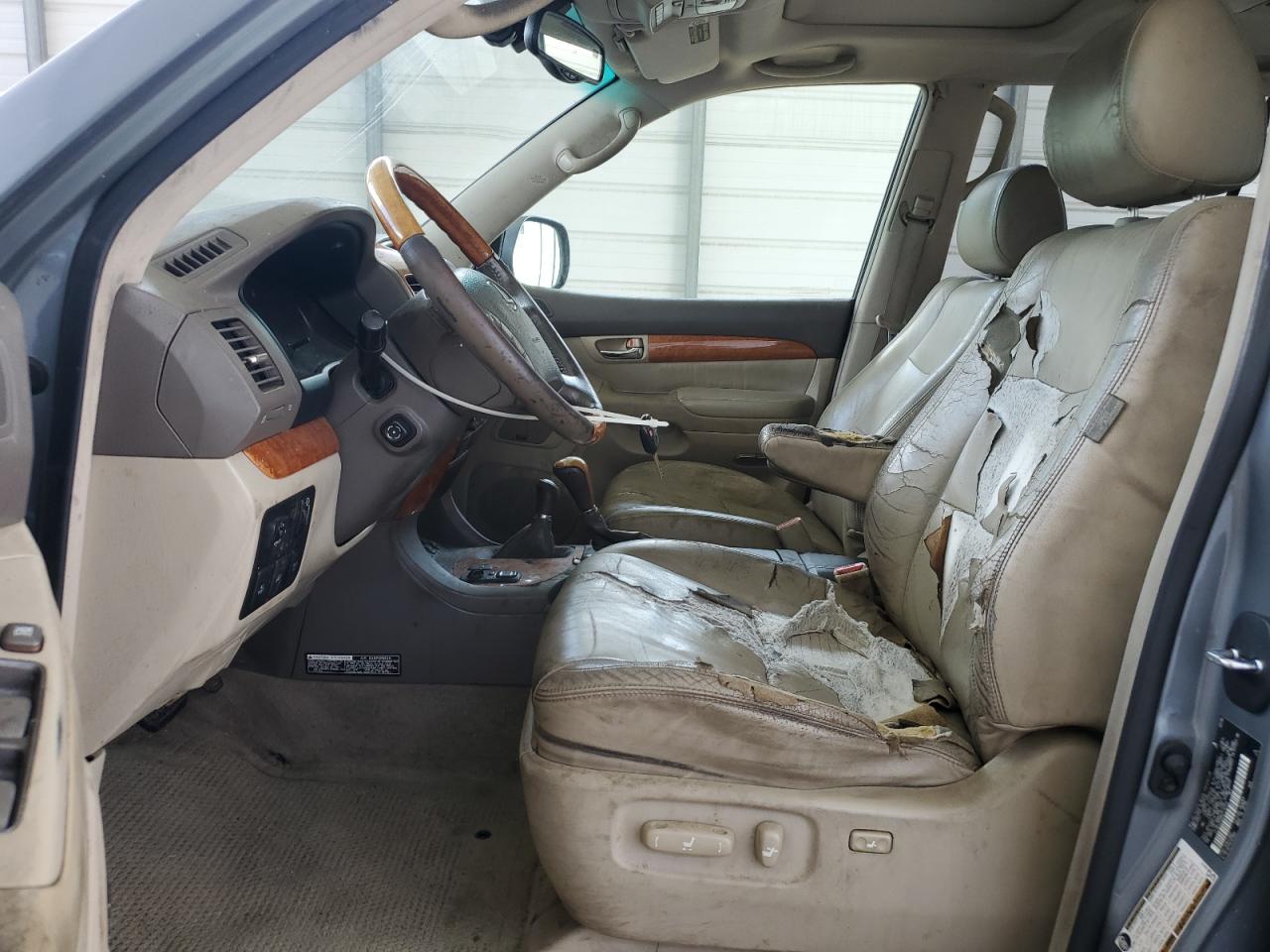 2006 Lexus Gx 470 Gray vin: JTJBT20X860116318 Damage: Steering Wheel, Worn, Acceptable