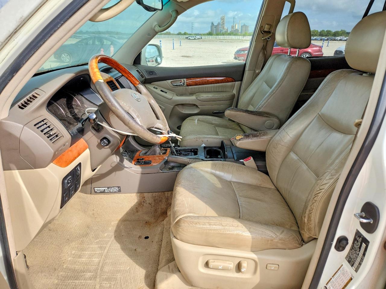 2006 Lexus Gx 470 White vin: JTJBT20X860116898