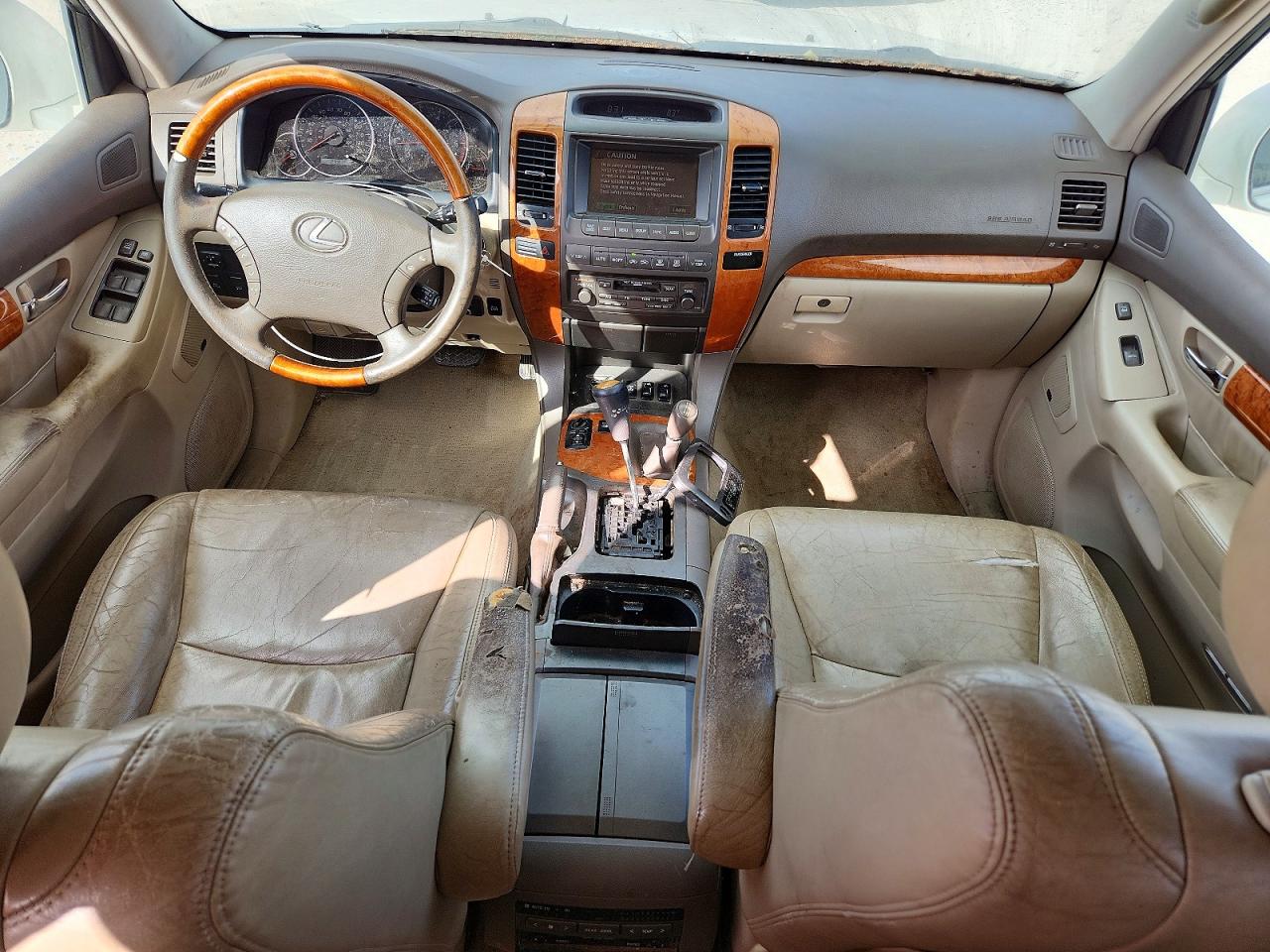 2006 Lexus Gx 470 White vin: JTJBT20X860116898