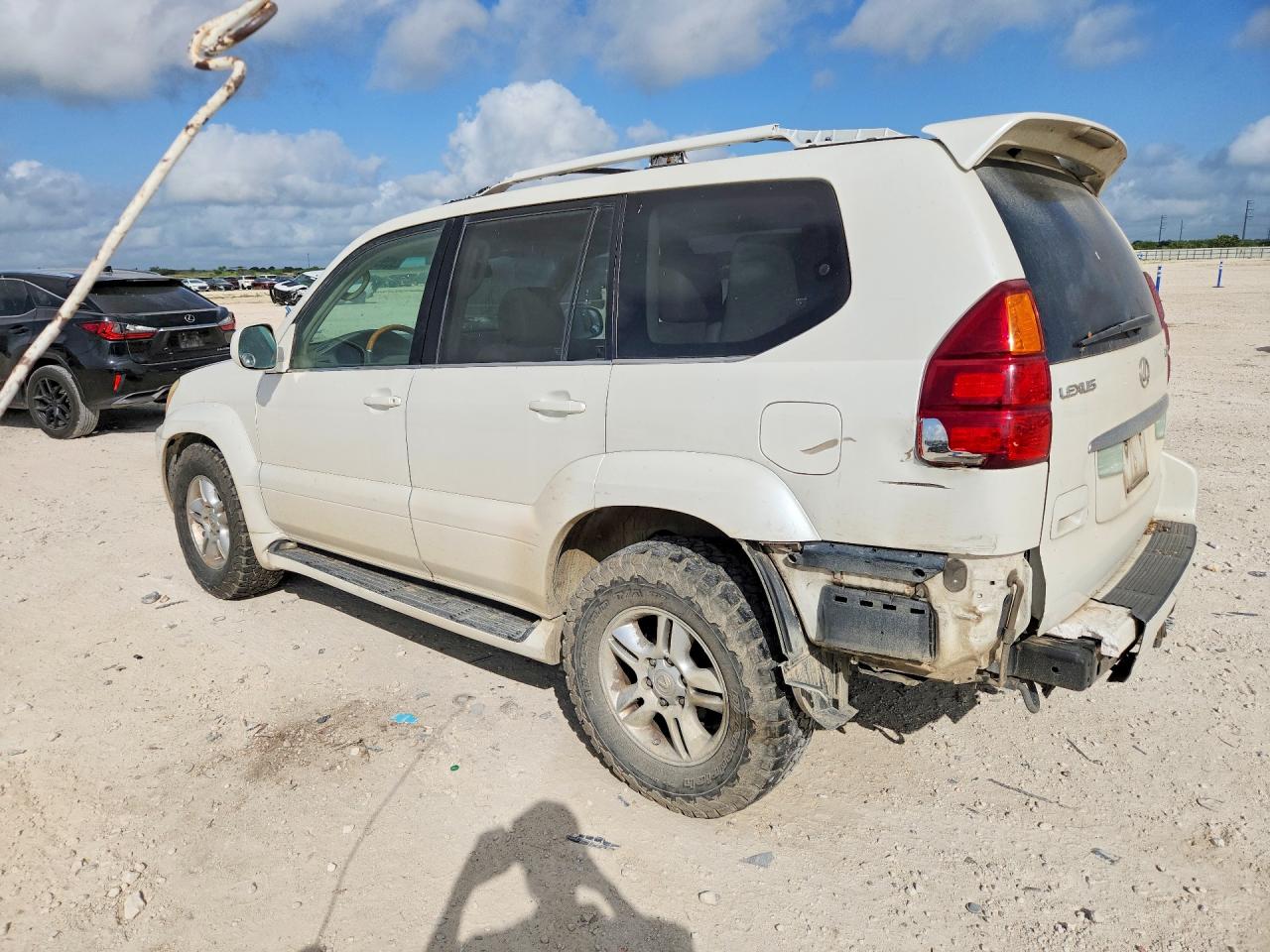 2006 Lexus Gx 470 White vin: JTJBT20X860116898