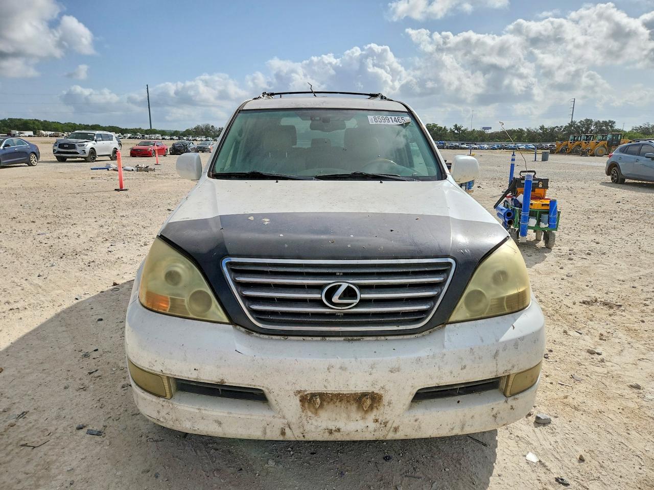 2006 Lexus Gx 470 White vin: JTJBT20X860116898