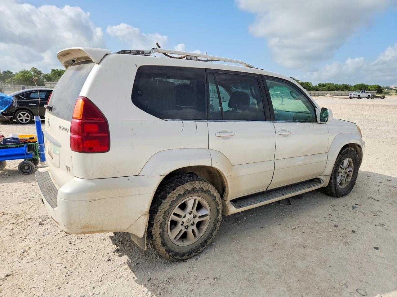 2006 Lexus Gx 470 White vin: JTJBT20X860116898