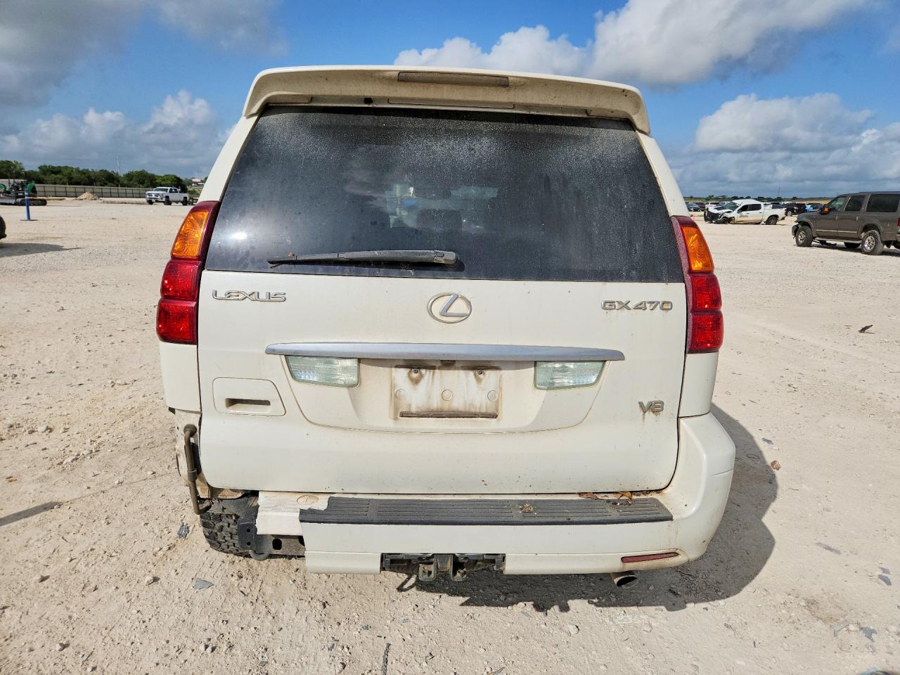 2006 Lexus Gx 470 White vin: JTJBT20X860116898