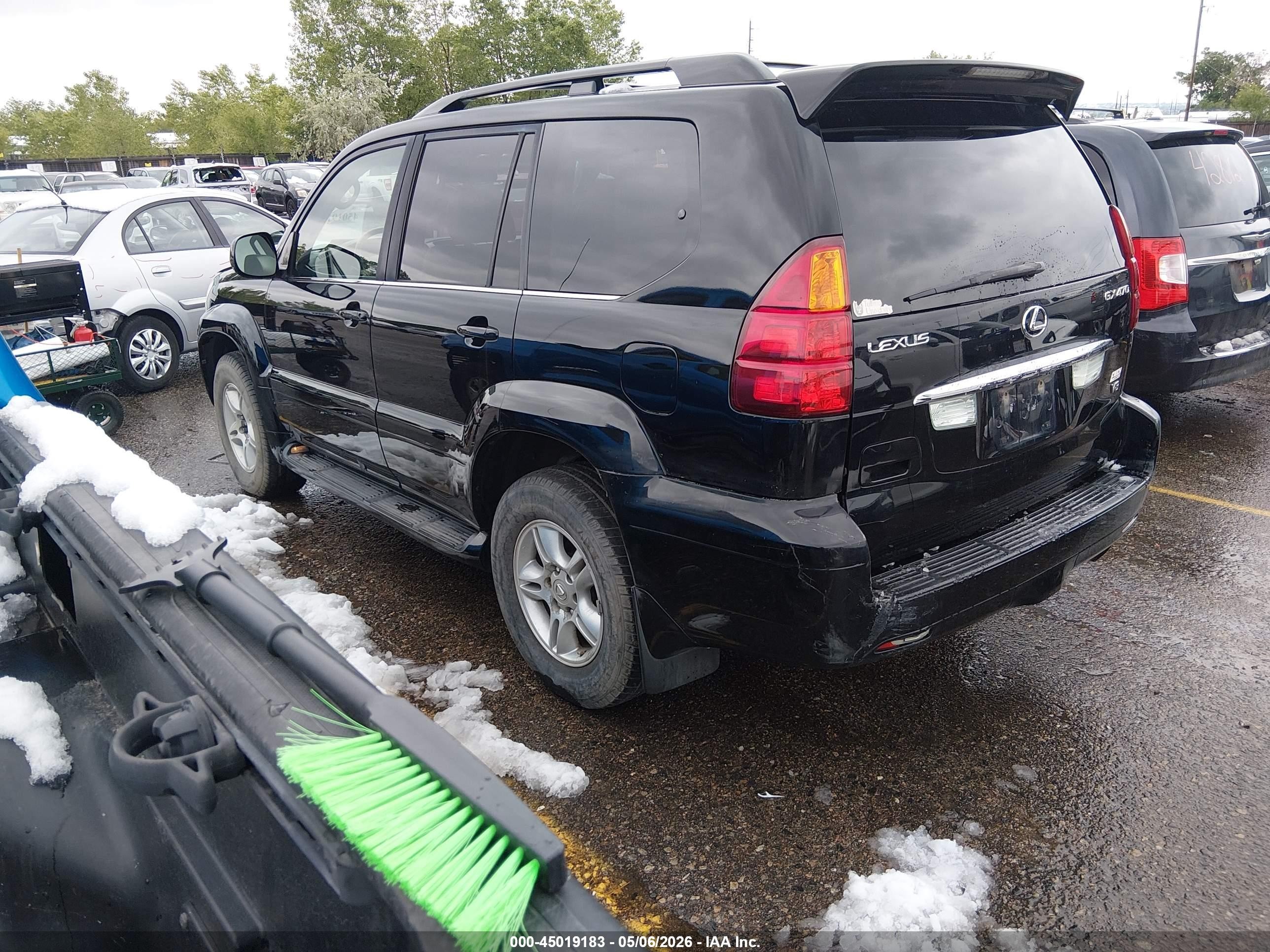 2007 Lexus Gx 470   Черный vin: JTJBT20X870133914