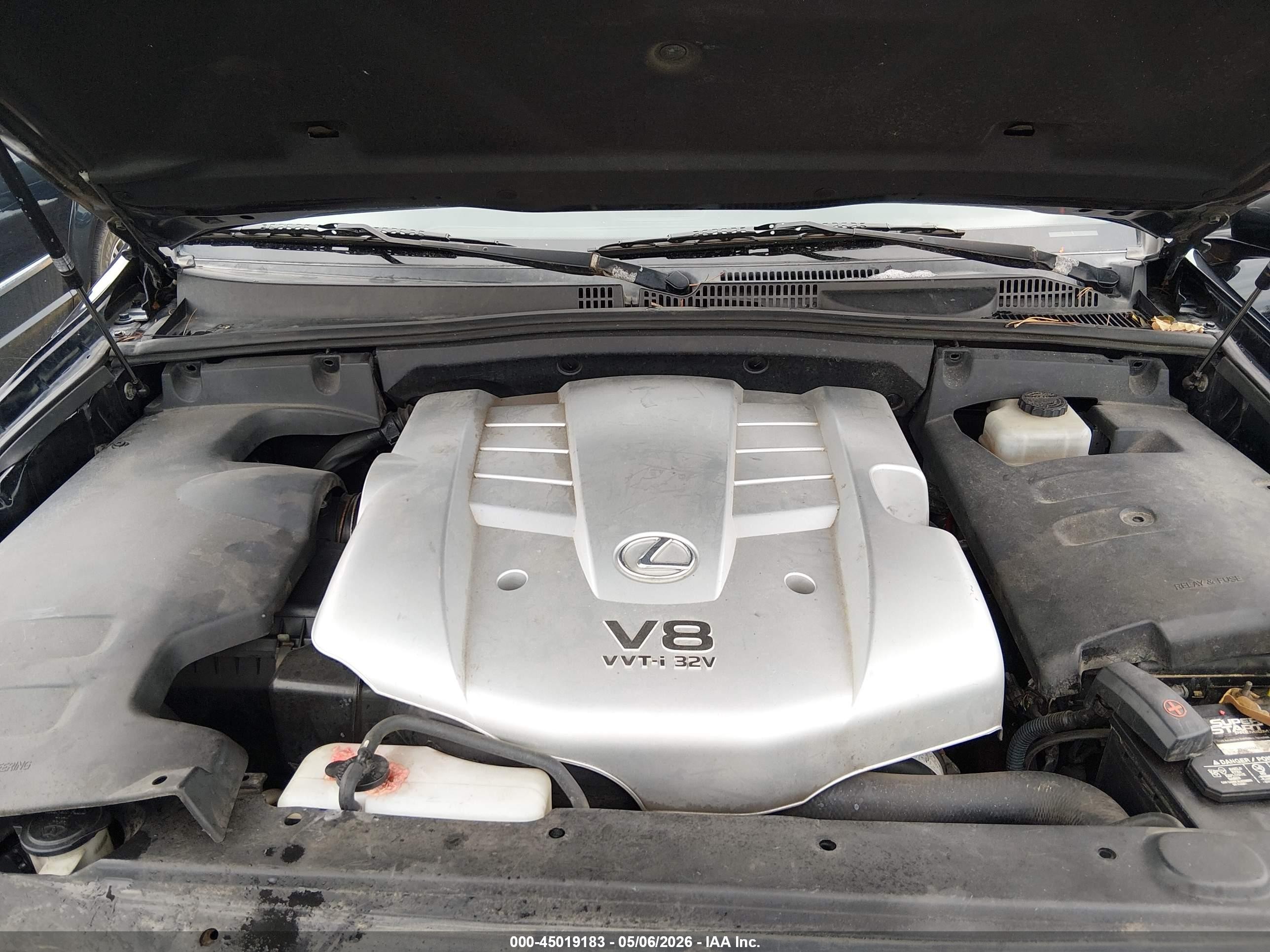 2007 Lexus Gx 470   Черный vin: JTJBT20X870133914