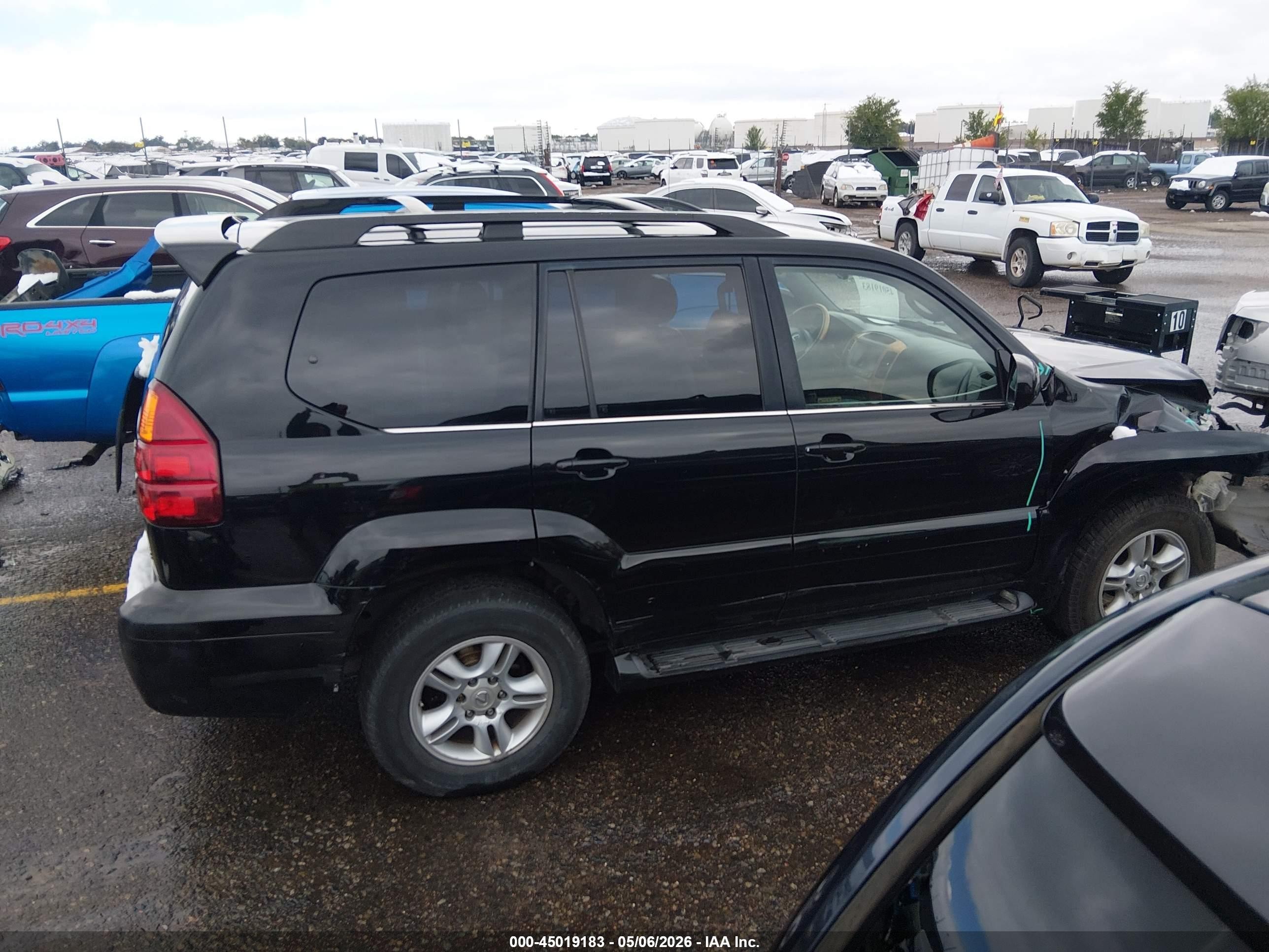 2007 Lexus Gx 470   Черный vin: JTJBT20X870133914