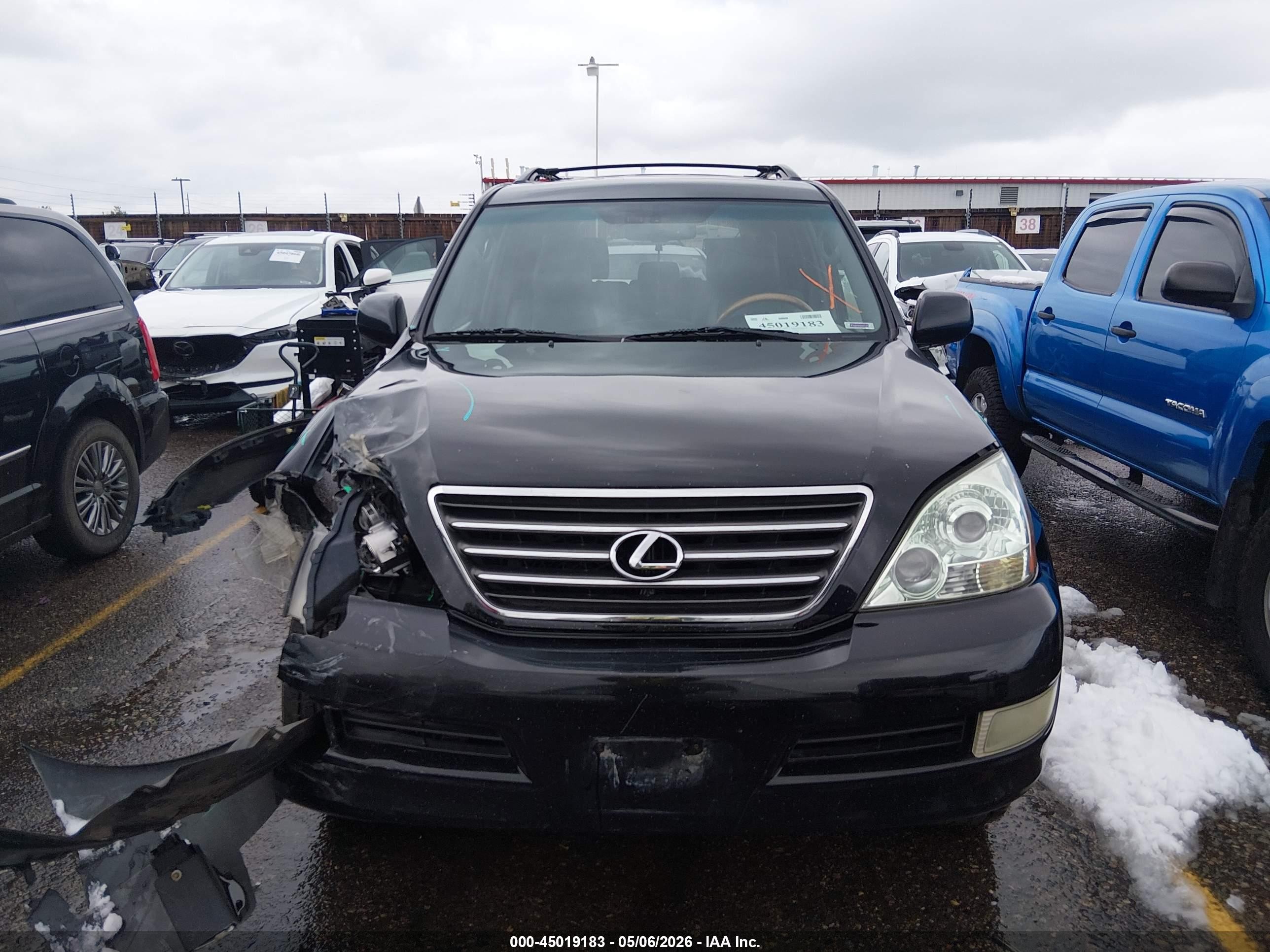2007 Lexus Gx 470   Черный vin: JTJBT20X870133914