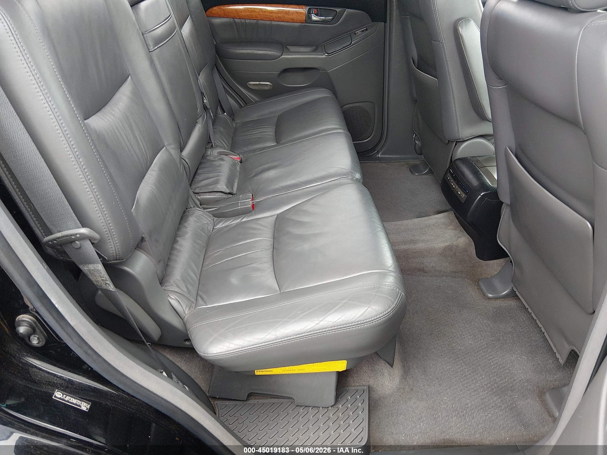 2007 Lexus Gx 470   Черный vin: JTJBT20X870133914