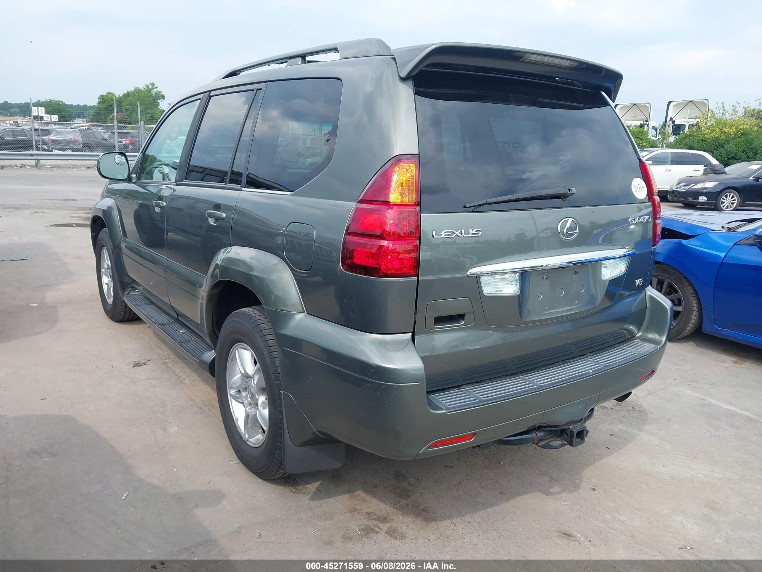2007 Lexus Gx 470 Green vin: JTJBT20X870143262