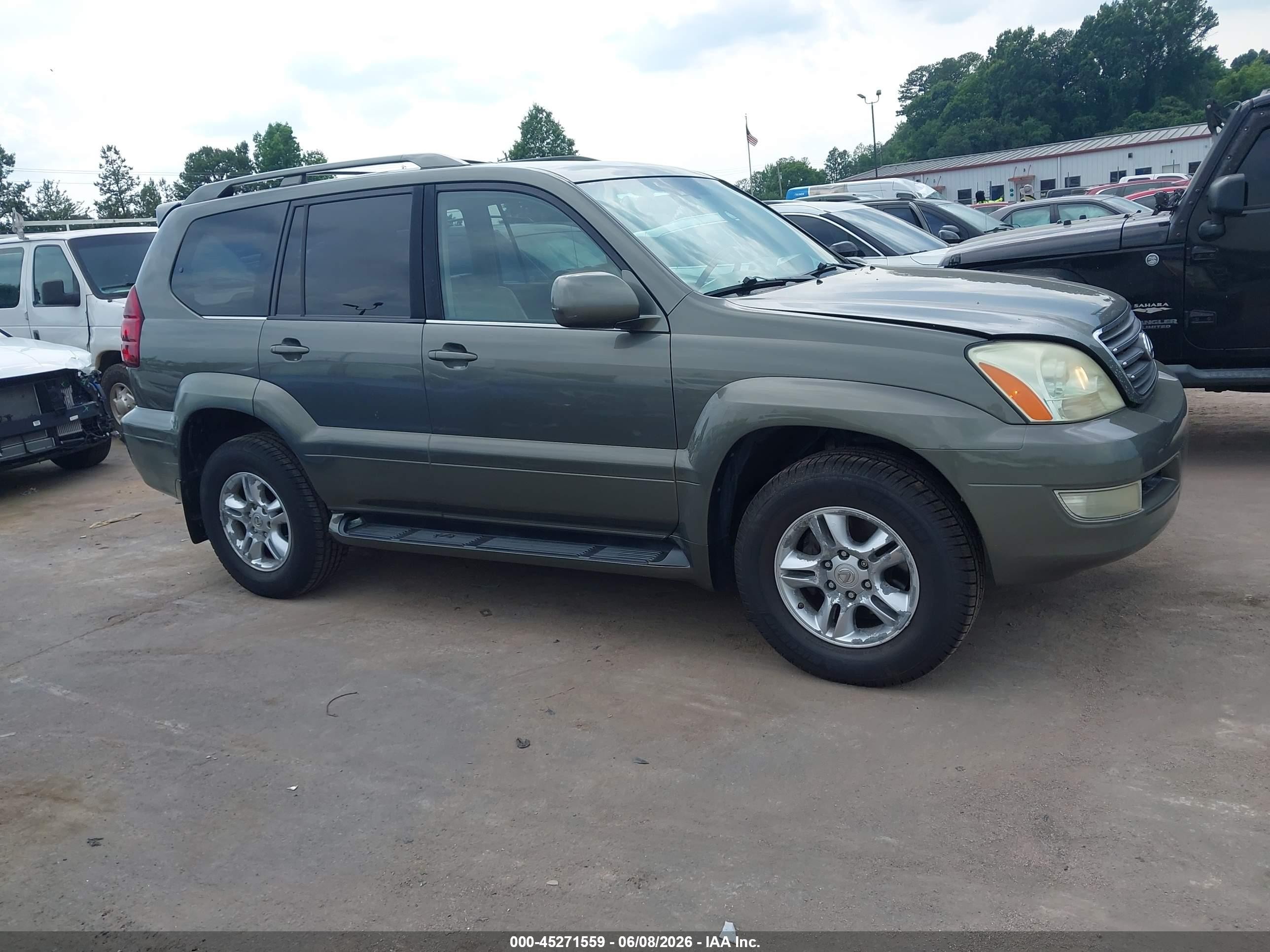 2007 Lexus Gx 470 Green vin: JTJBT20X870143262