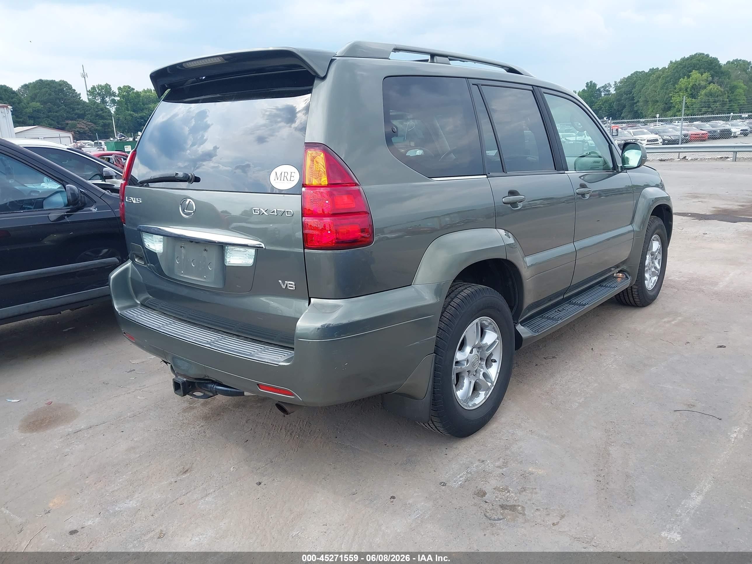 2007 Lexus Gx 470 Green vin: JTJBT20X870143262