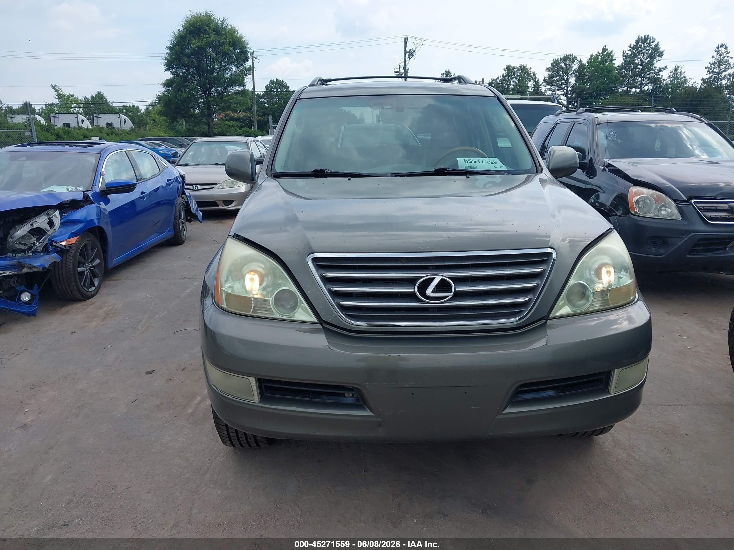 2007 Lexus Gx 470 Green vin: JTJBT20X870143262
