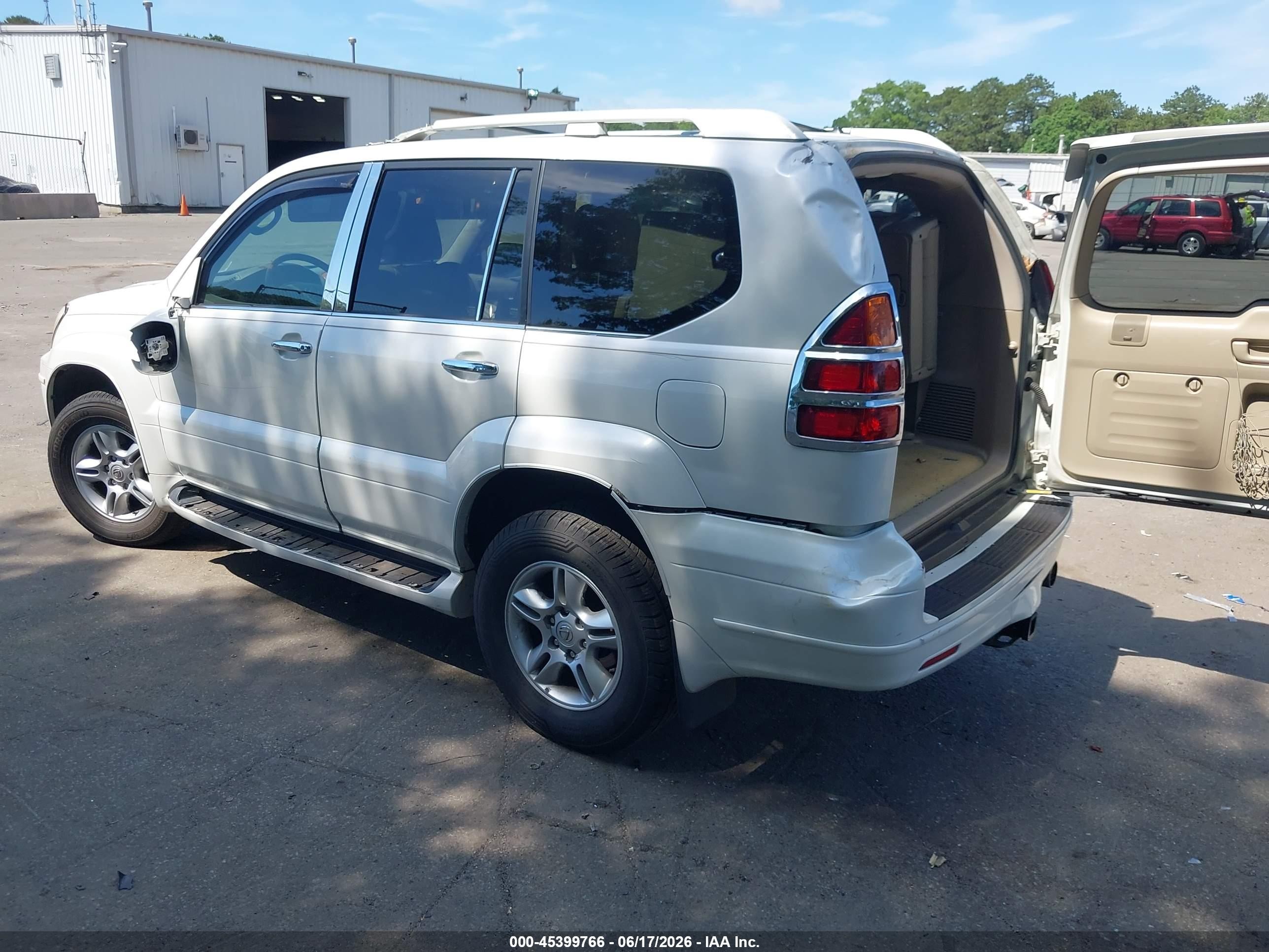 2007 Lexus Gx 470   White vin: JTJBT20X870147926