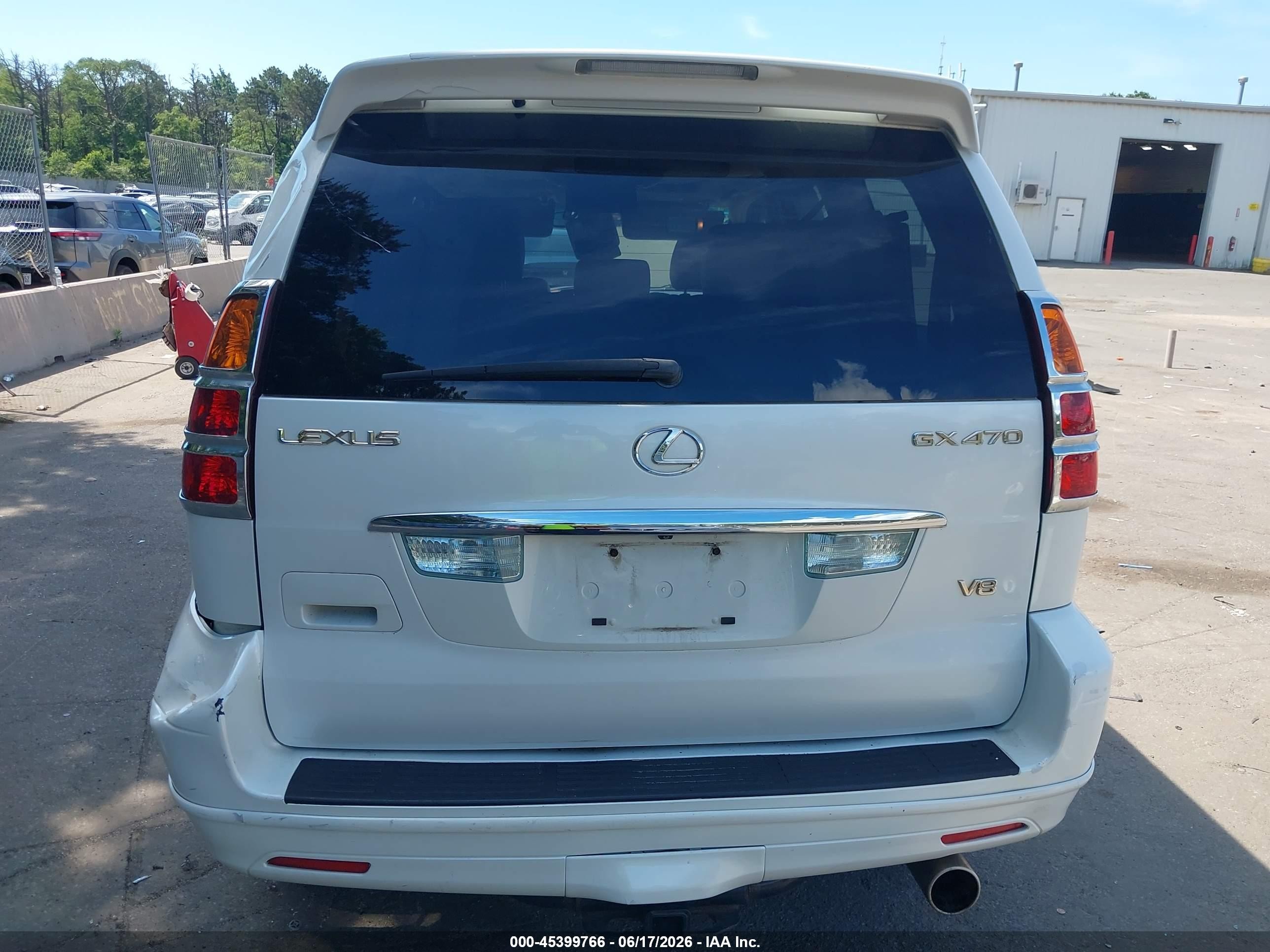 2007 Lexus Gx 470   White vin: JTJBT20X870147926