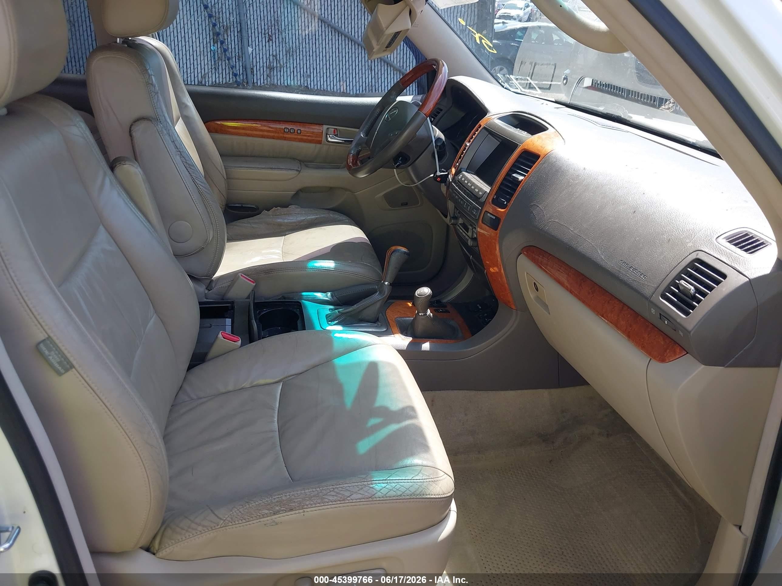 2007 Lexus Gx 470   White vin: JTJBT20X870147926