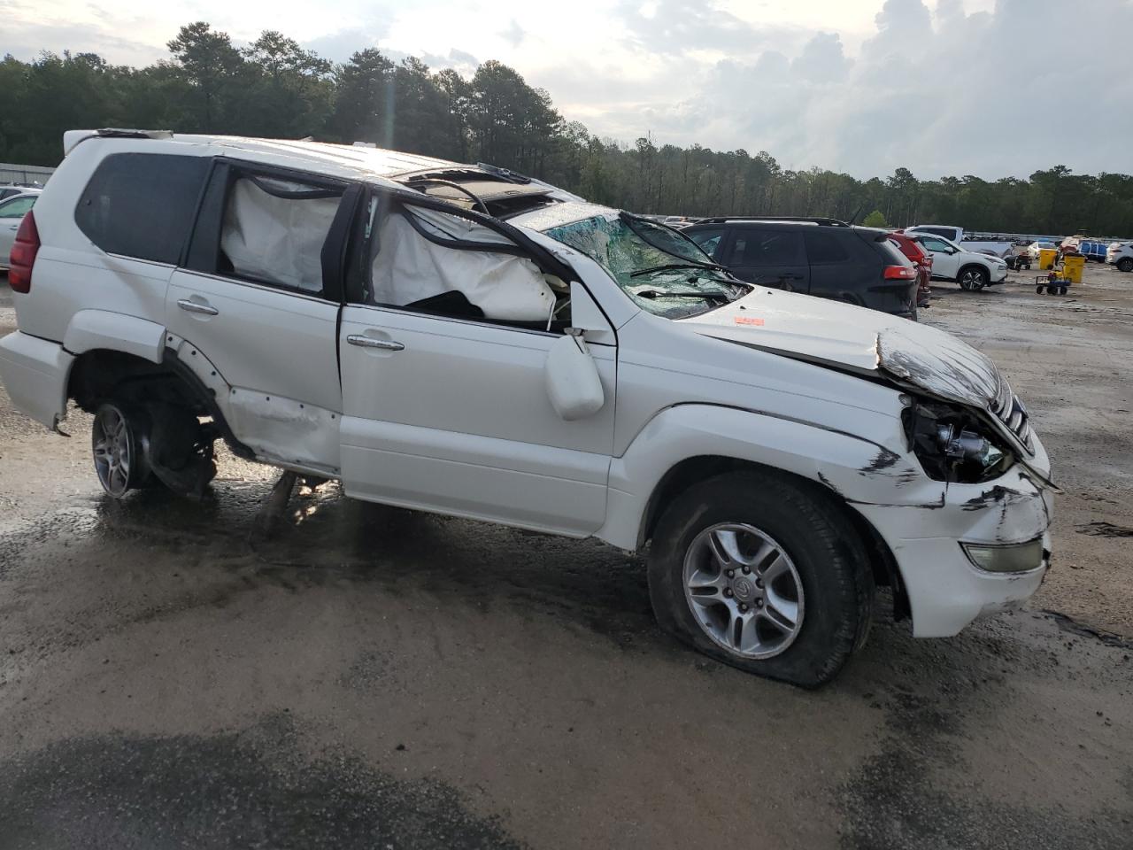 2008 Lexus Gx 470 White vin: JTJBT20X880155400