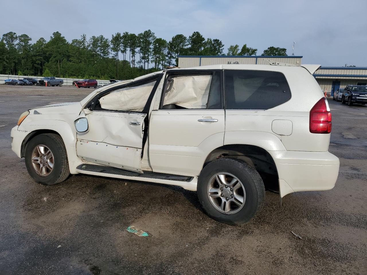 2008 Lexus Gx 470 White vin: JTJBT20X880155400