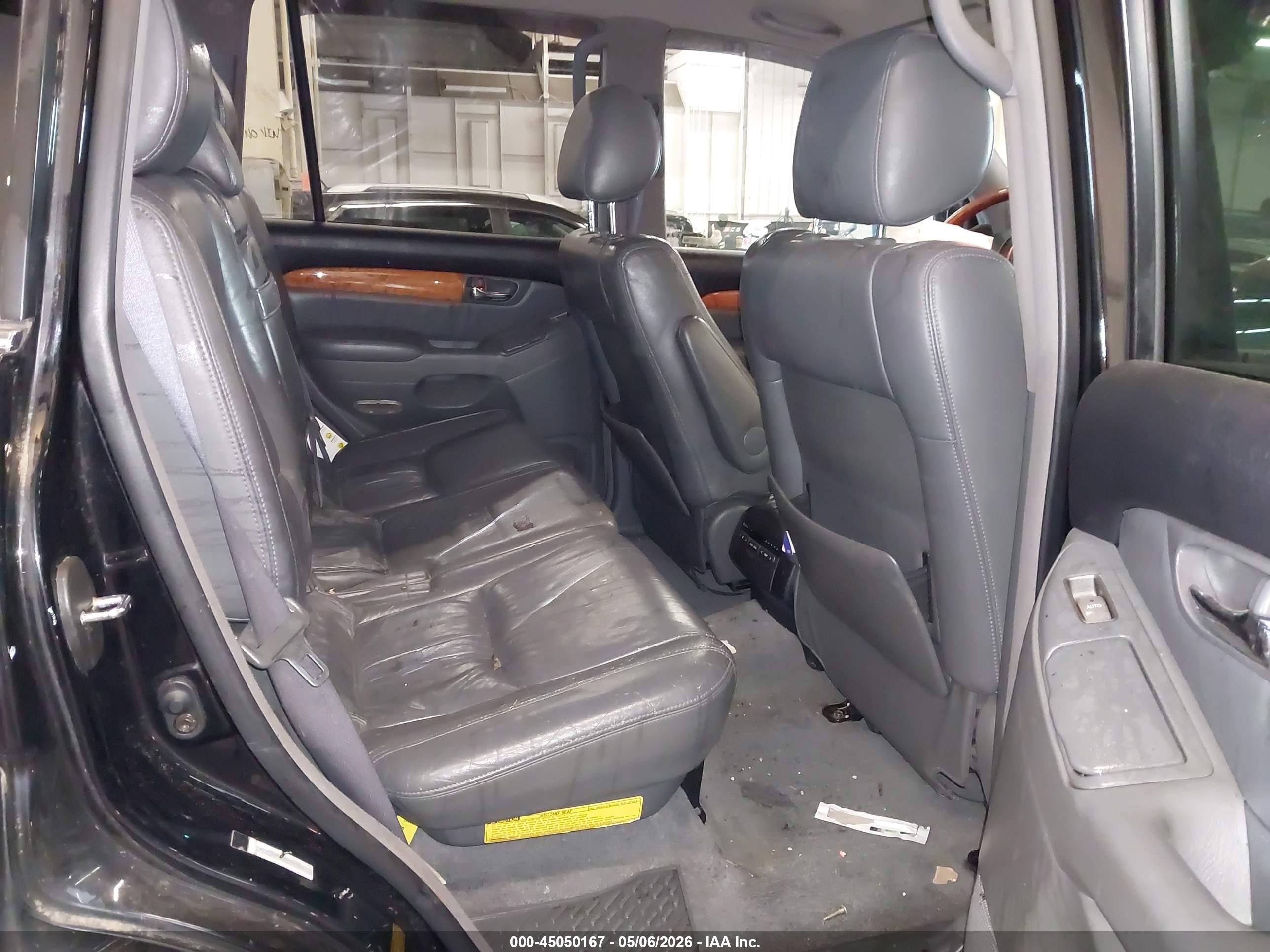 2004 Lexus Gx 470   Black vin: JTJBT20X940028682