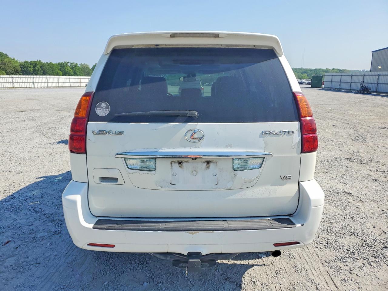 2004 Lexus Gx 470 White vin: JTJBT20X940038533
