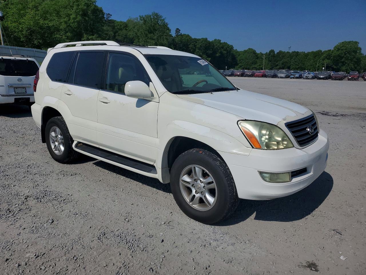 2004 Lexus Gx 470 White vin: JTJBT20X940038533
