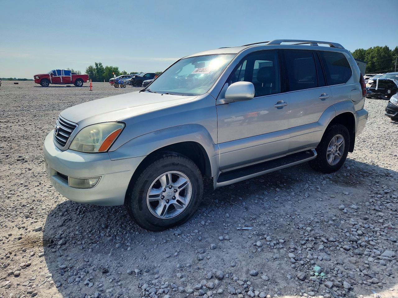 2004 Lexus Gx 470 Silver vin: JTJBT20X940045045