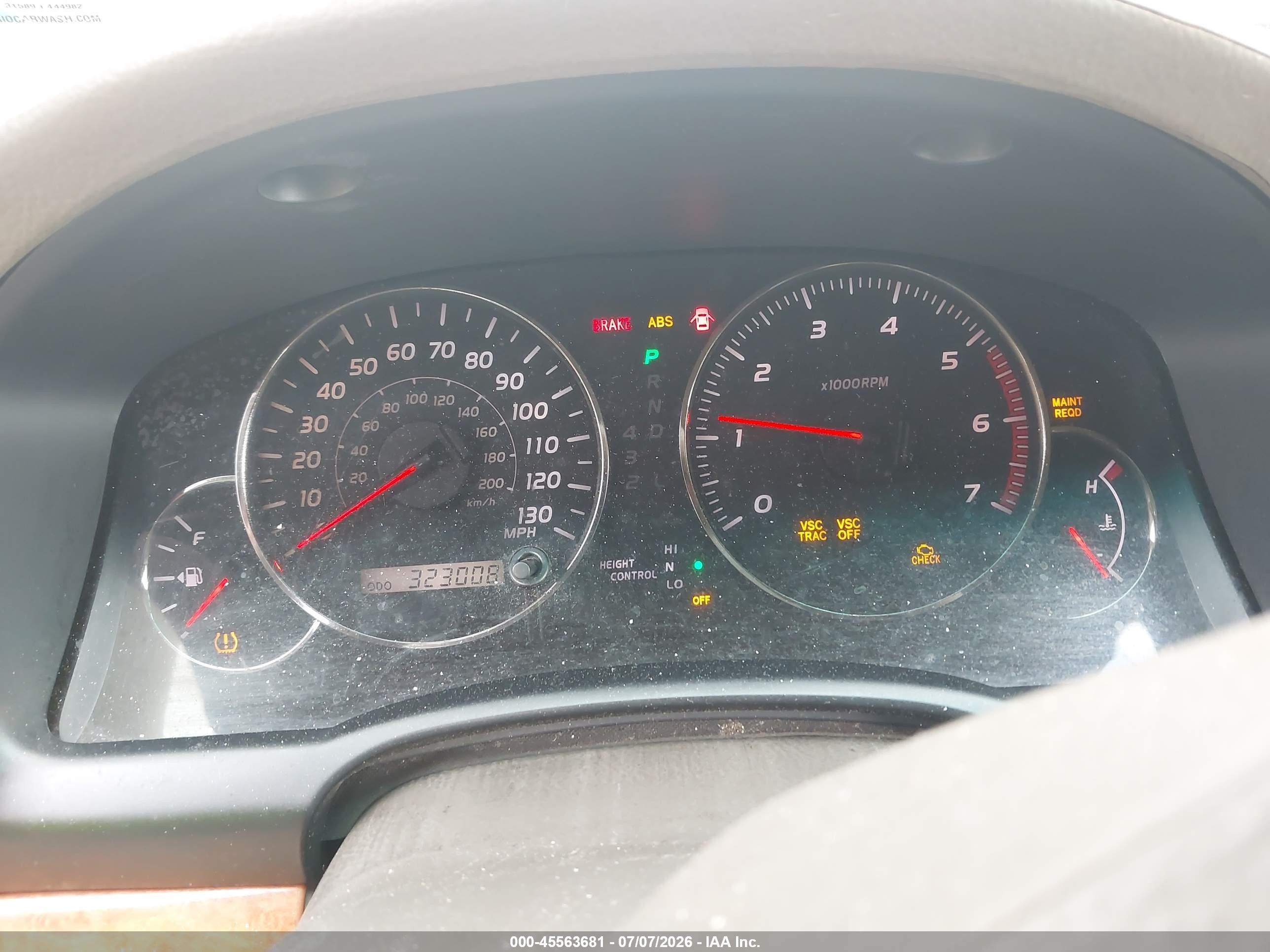 2004 Lexus Gx 470   White vin: JTJBT20X940064601