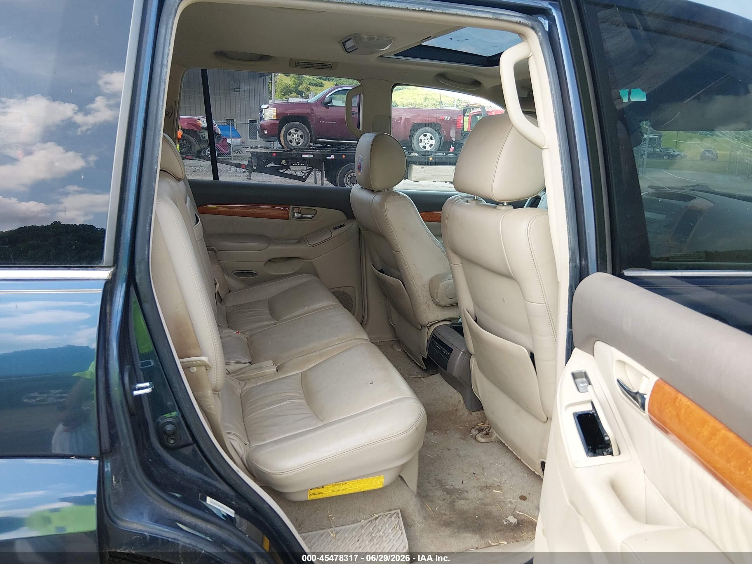 2004 Lexus Gx 470   Dark Blue vin: JTJBT20X940067210
