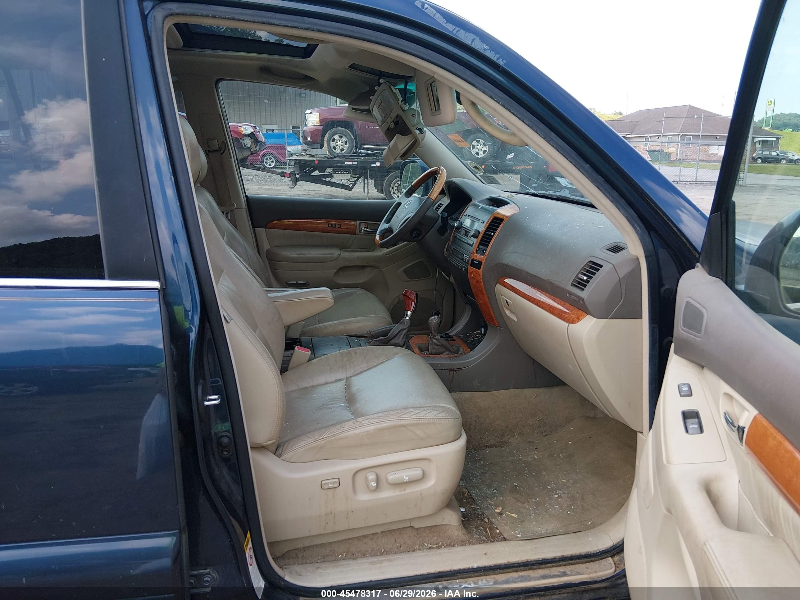 2004 Lexus Gx 470   Dark Blue vin: JTJBT20X940067210