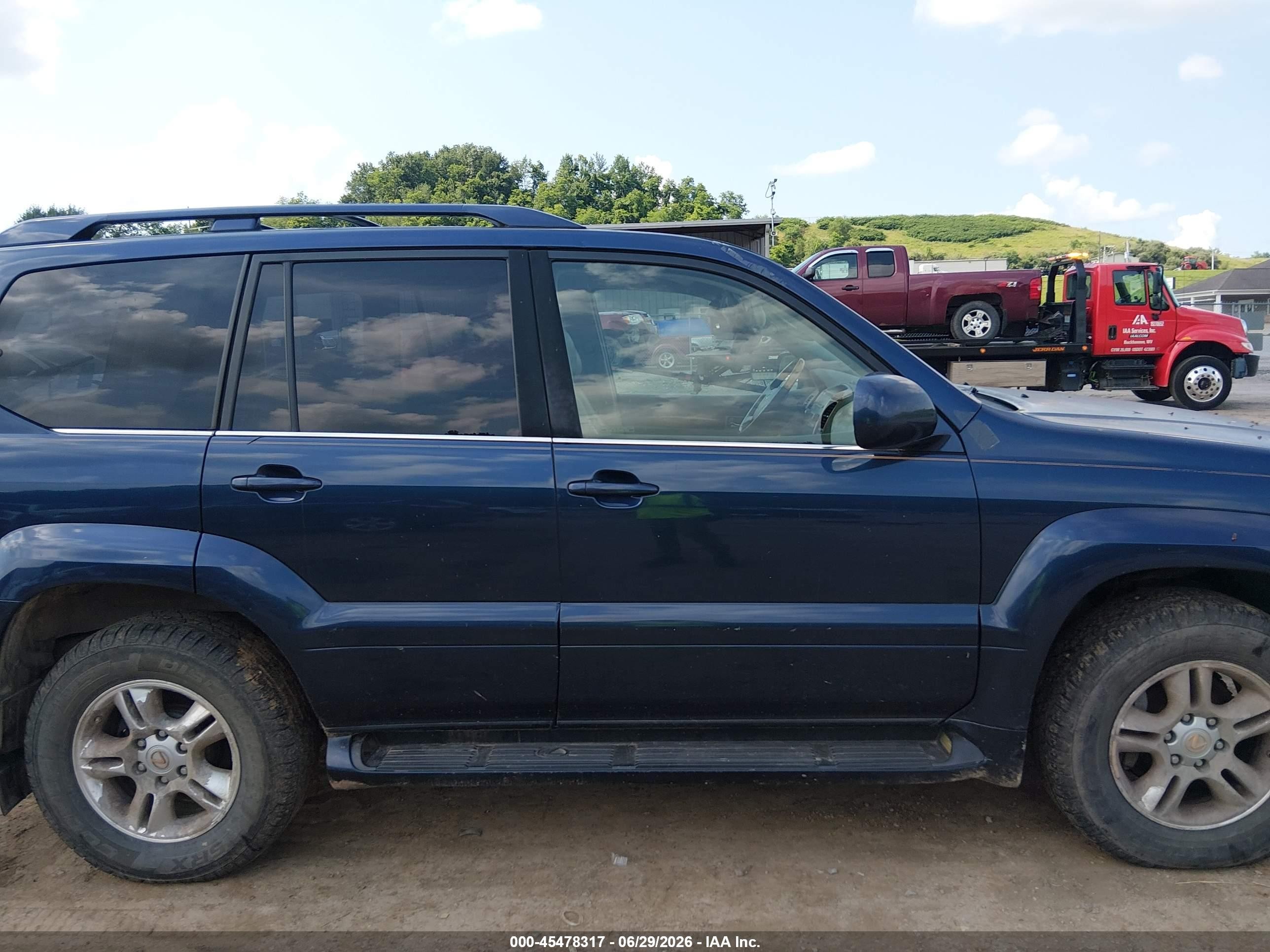 2004 Lexus Gx 470   Dark Blue vin: JTJBT20X940067210