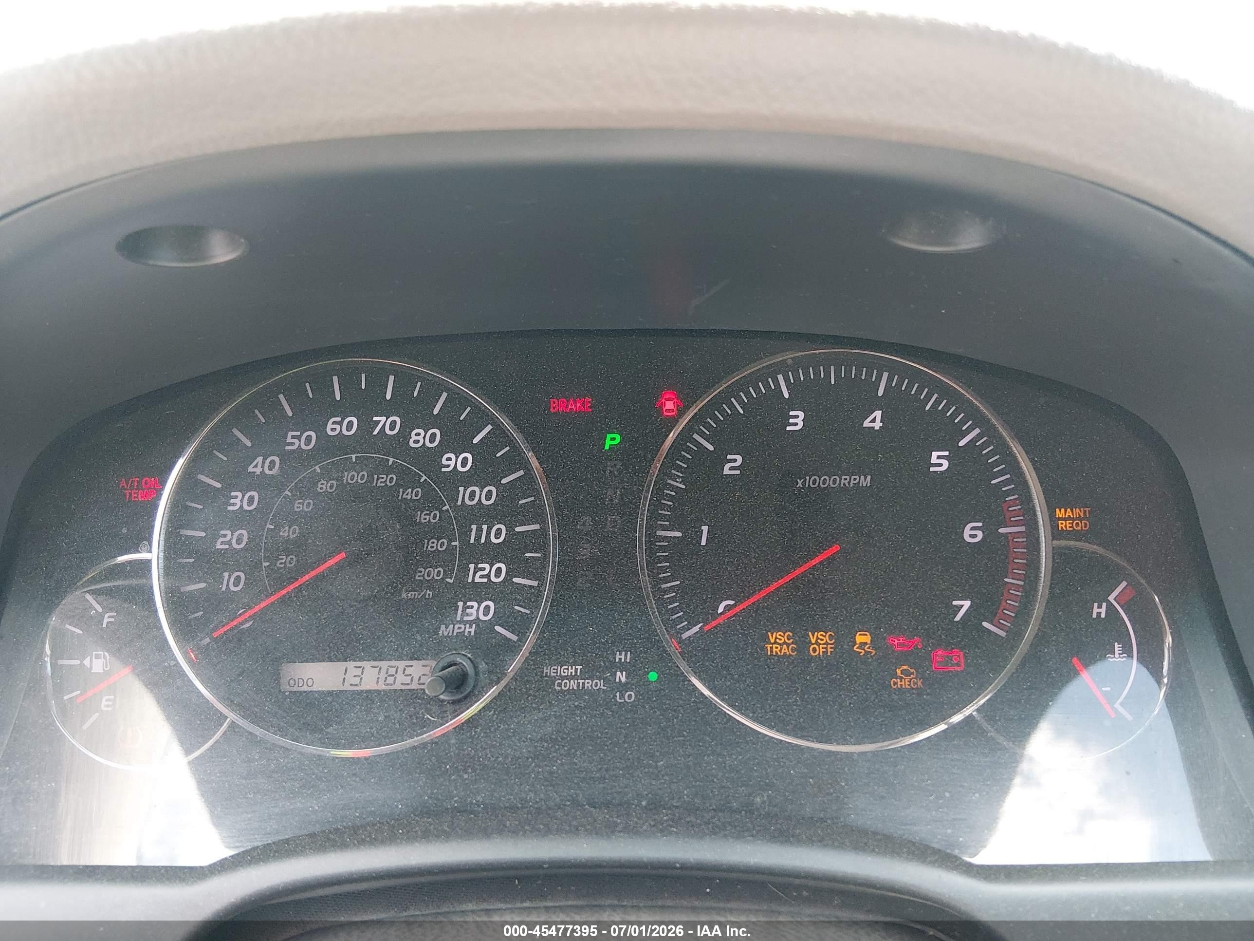 2005 Lexus Gx 470   Black vin: JTJBT20X950072022